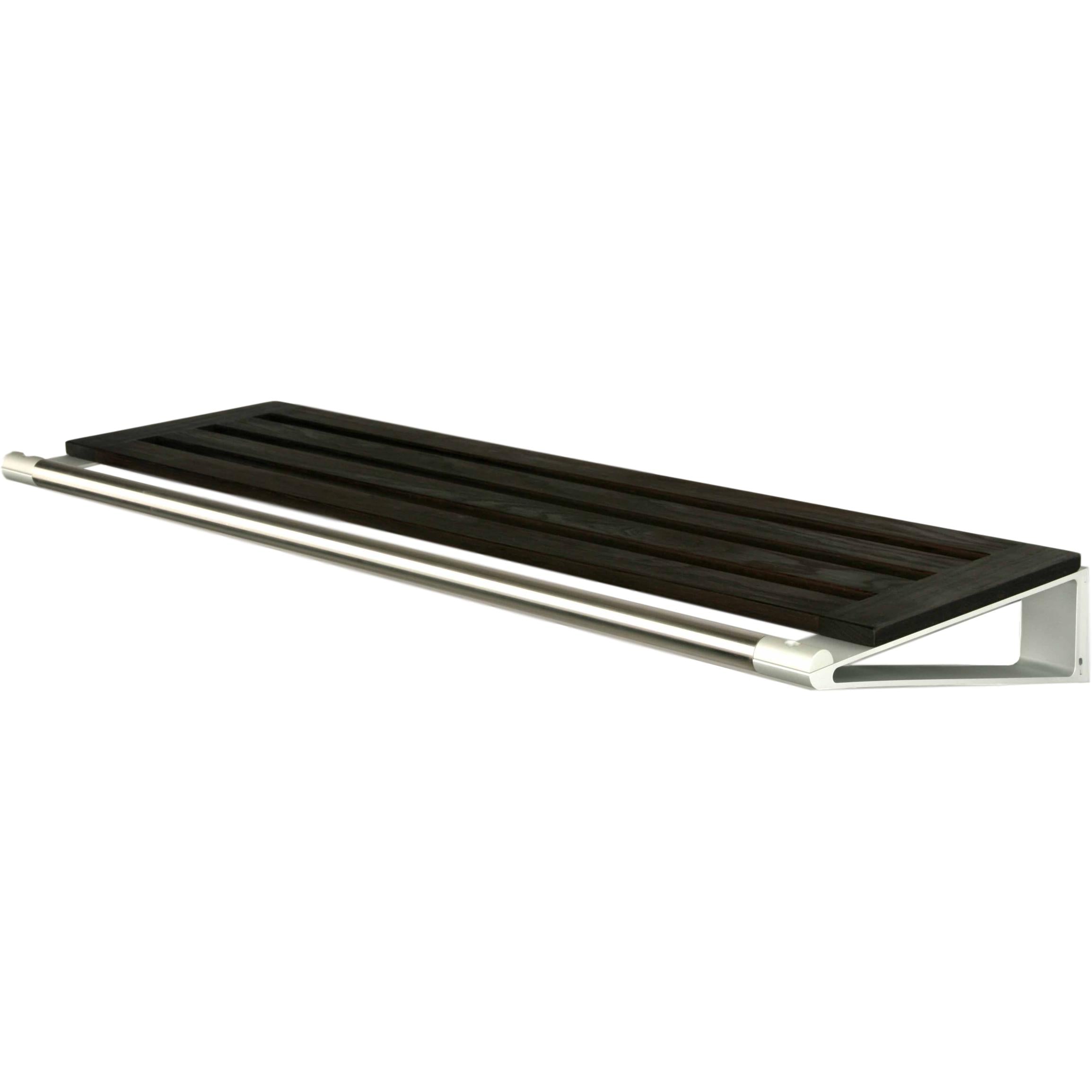 Loca Knax Hat Regal 80 cm, Eiche Tabac/Aluminium