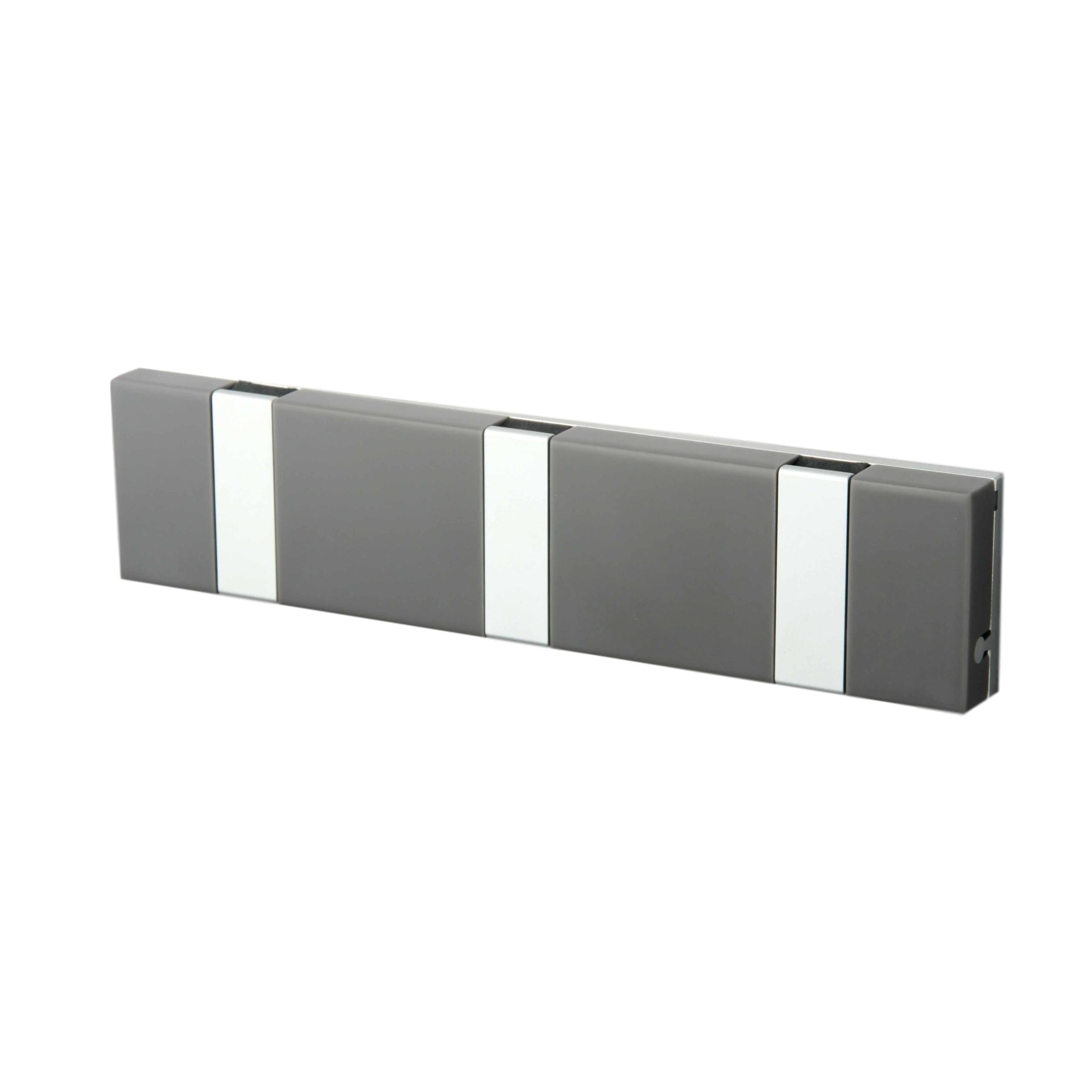 Loca Knax Lite Rack horizontal Rack 3 ganchos, gris Corian/gris