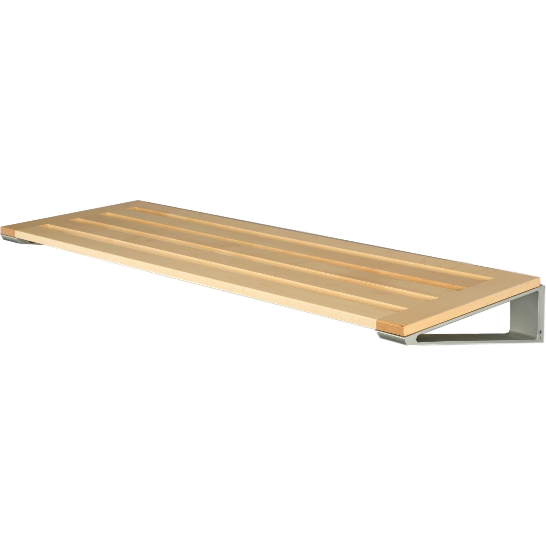 Loca Knax Shoe Rack 80 Cm, Maple/Aluminium