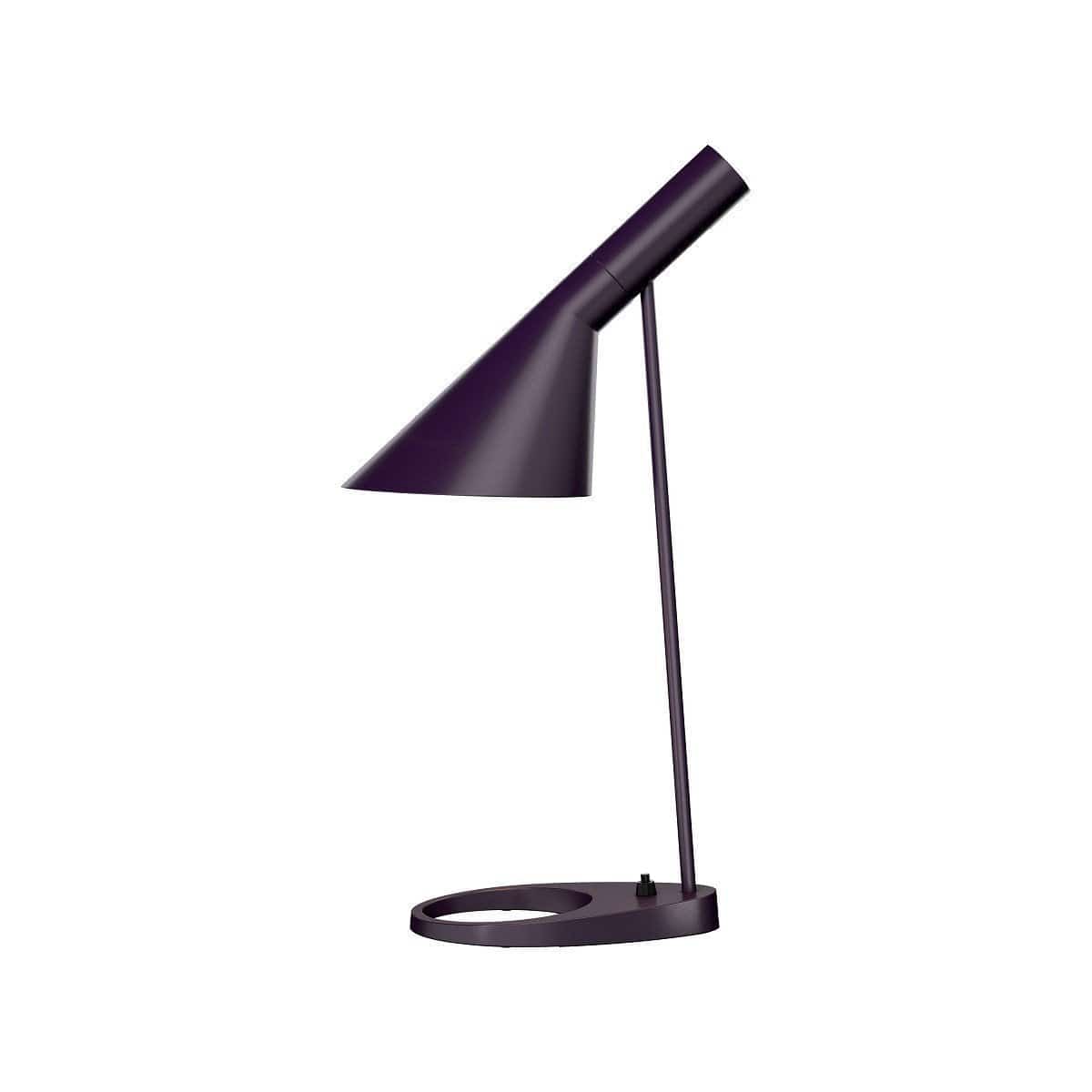 Louis Poulsen AJ Table Lamp, Aubergine