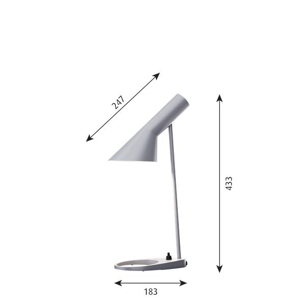 Louis Poulsen AJ TAK LAMP MINI, lichtgrijs