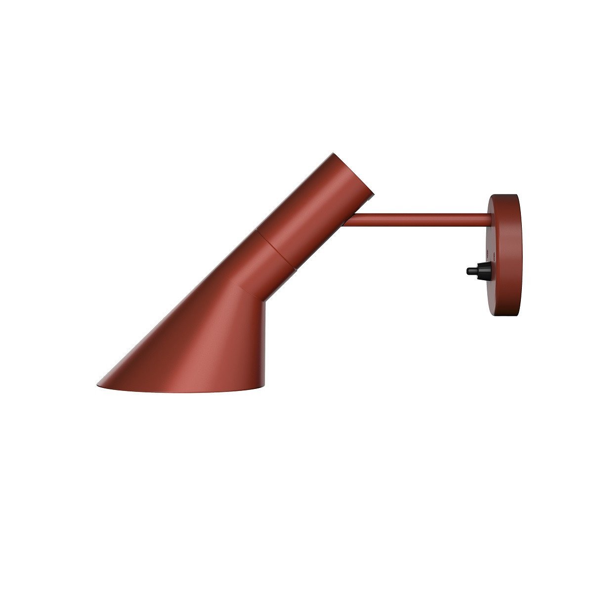 Louis Poulsen AJ Wall Lamp, Rust Red