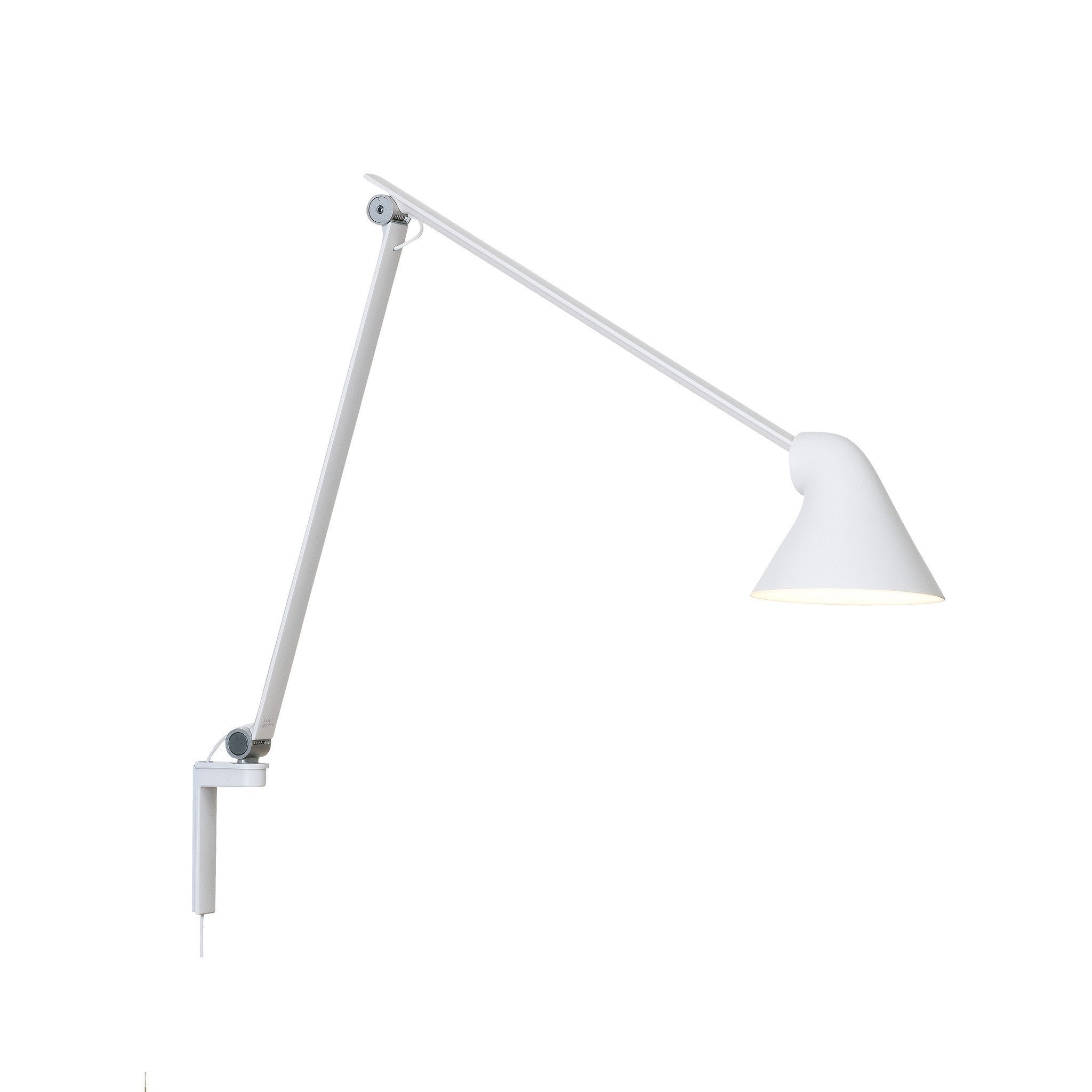 Louis Poulsen NJP lampe murale longue bras, blanc