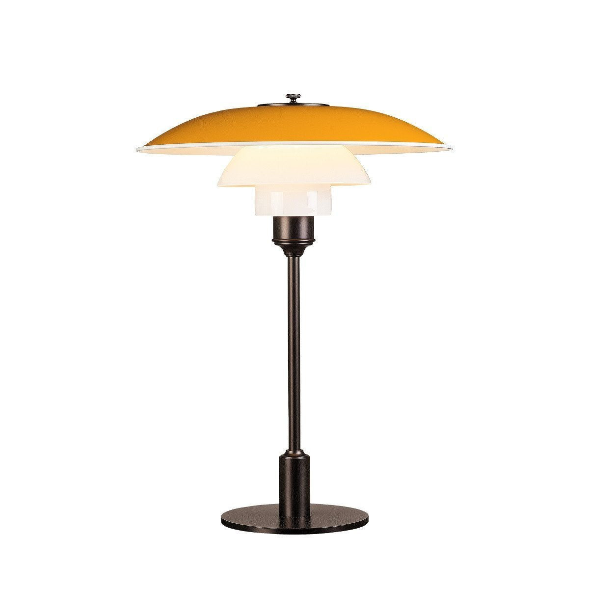 Louis Poulsen Ph 3 1/2 2 1/2 lampe de table, jaune