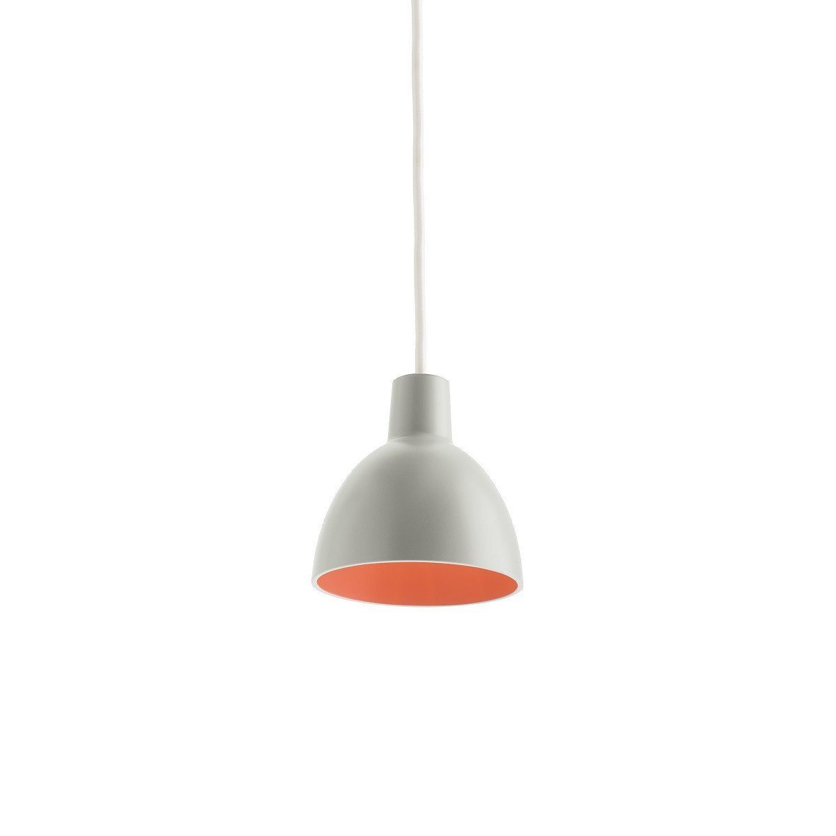 Louis Poulsen Toldbod 120, Light Grey/Coral