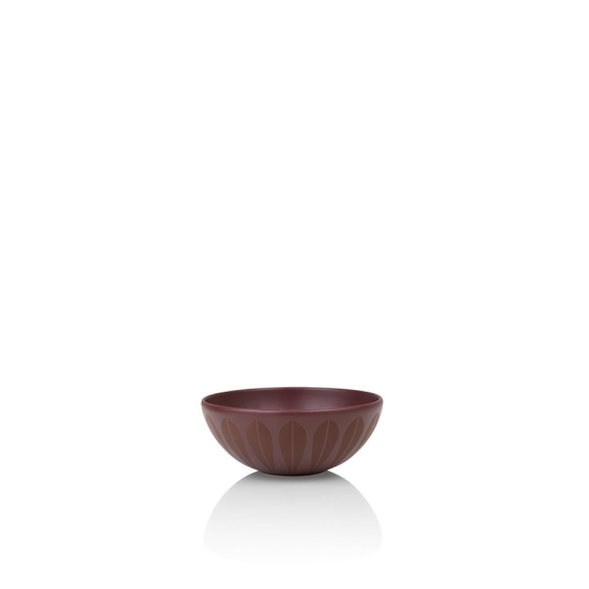 Lucie Kaas Arne Clausen Bowl mörkröd, 12 cm