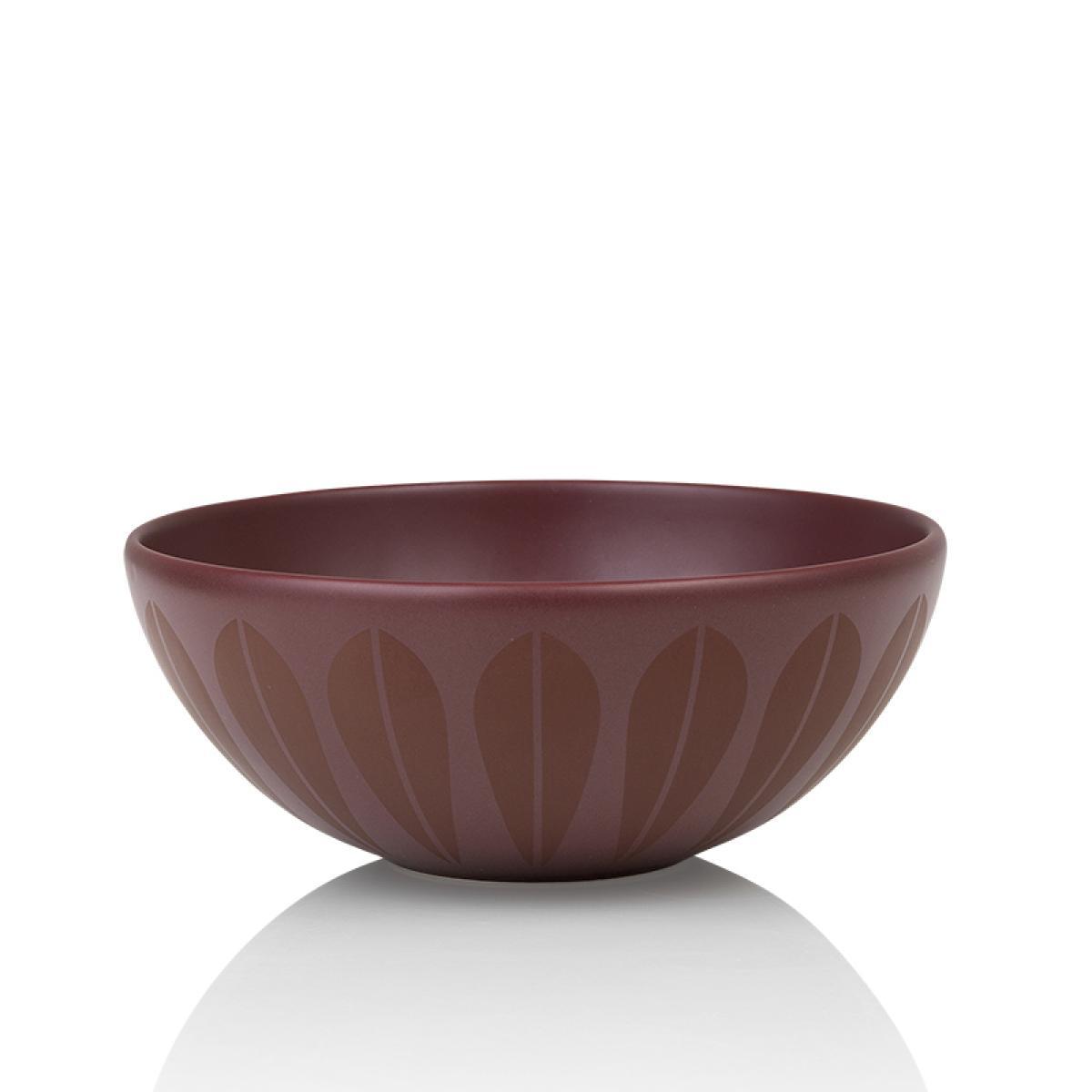 Lucie Kaas Arne Clausen Bowl rojo oscuro, 24 cm