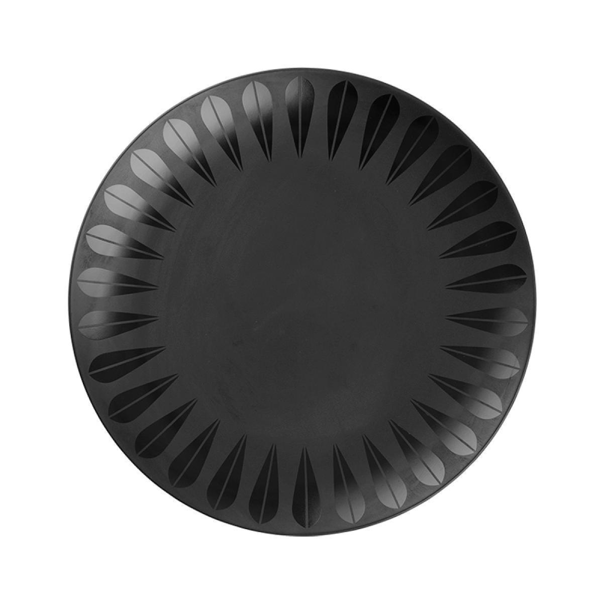 Lucie Kaas Arne Clausen Plate Deep Black, Ø 28cm