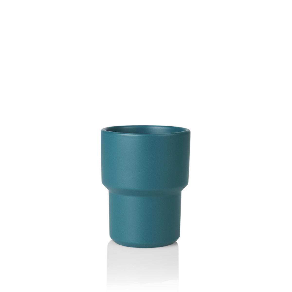 Lucie Kaas Fumario Mug Petrol Blue, 10cm