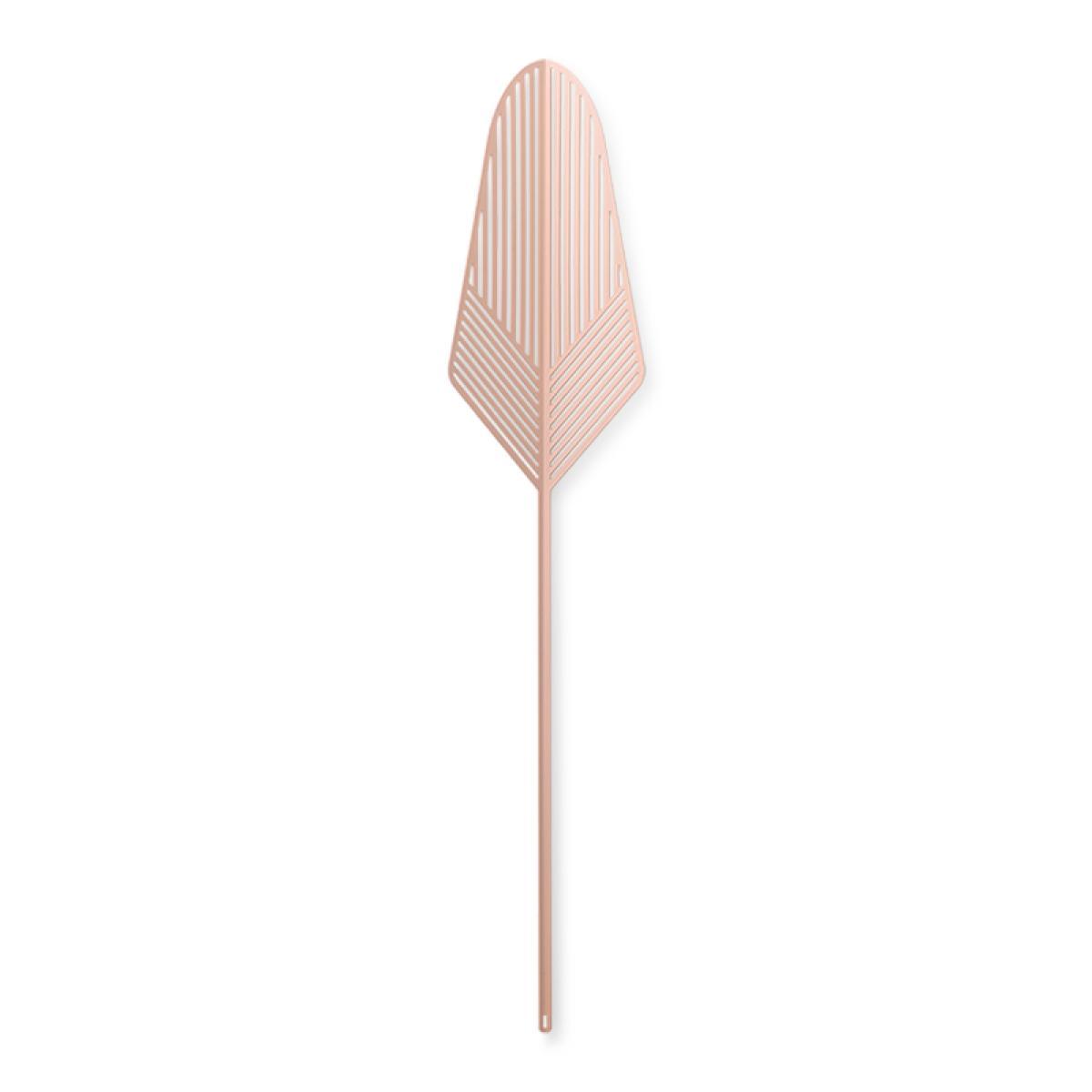 Lucie Kaas Tôle en forme de feuille Nova Rose, 41,5 cm