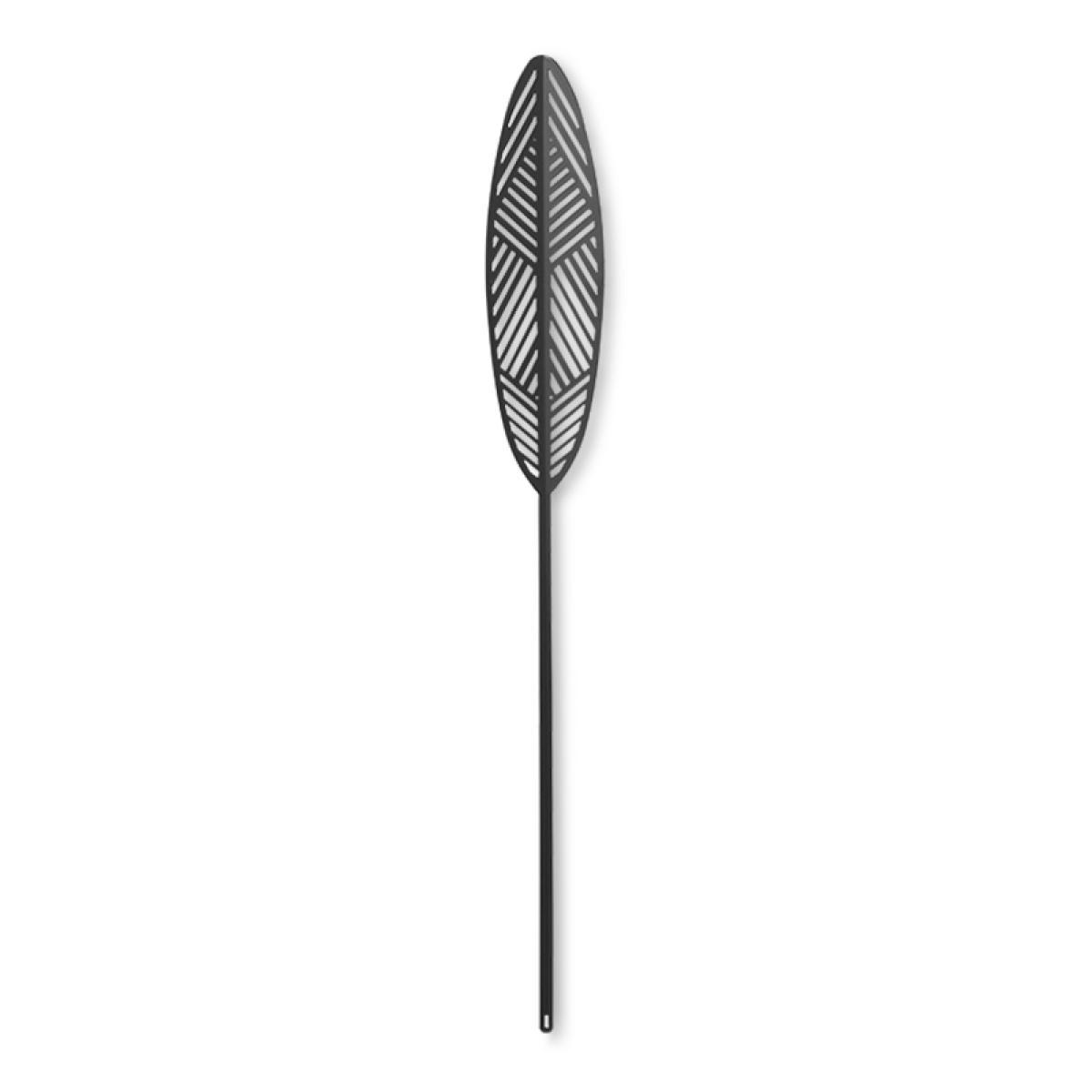 Lucie Kaas Leaflike metalen plaat Silva Black, 41 cm