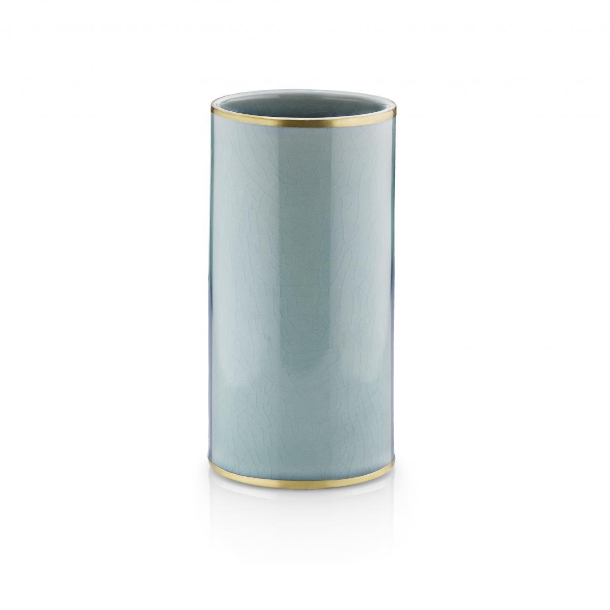 Lucie Kaas Matee Vase Turquoise, 18 cm