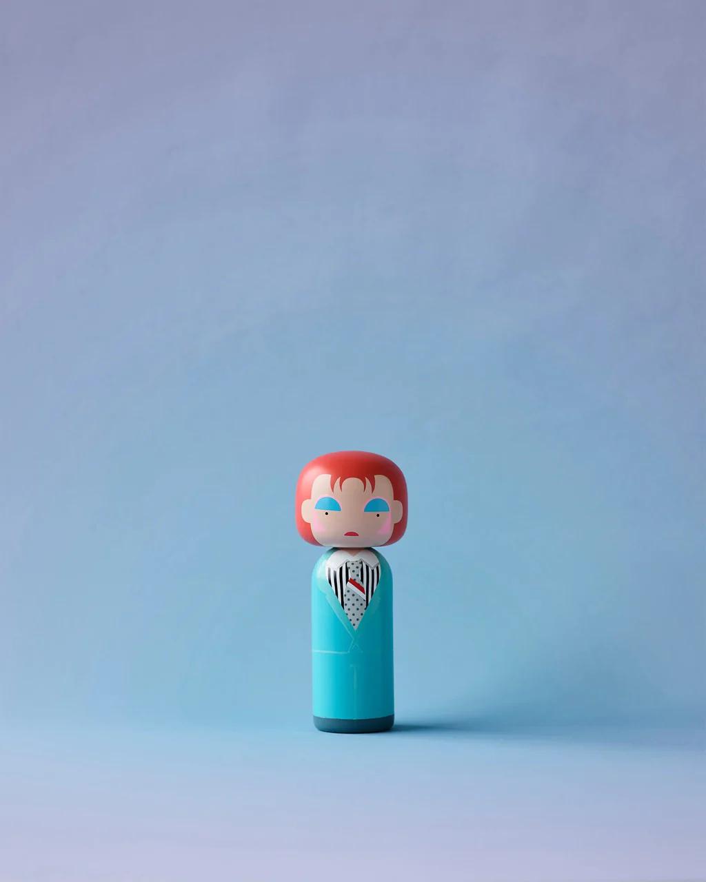 Lucie Kaas Sketch.Inc Kokeshi Doll, David Bowie, Life on Mars?