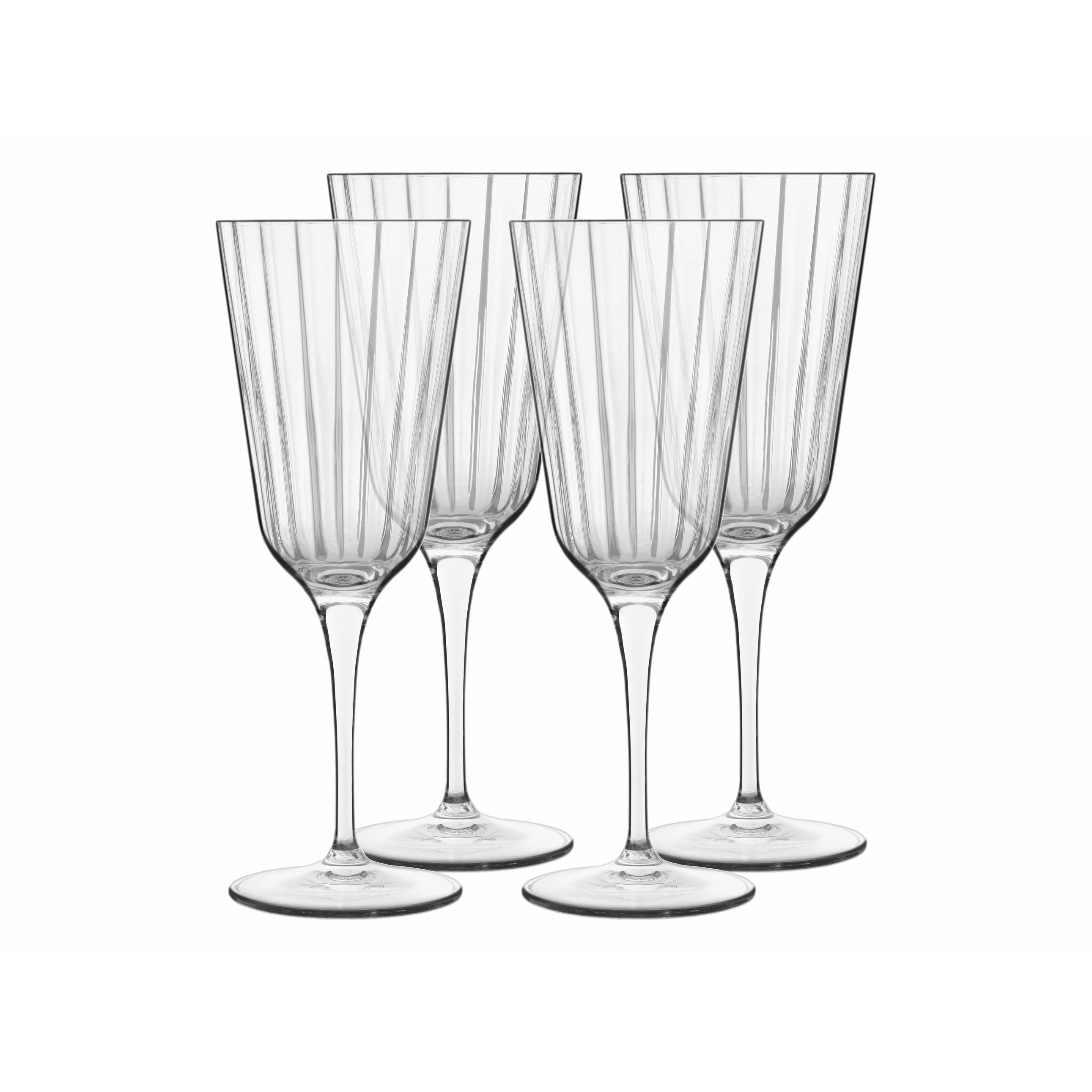 Luigi Boroligid Bach Cocktail Glass Vintage, ensemble de 4
