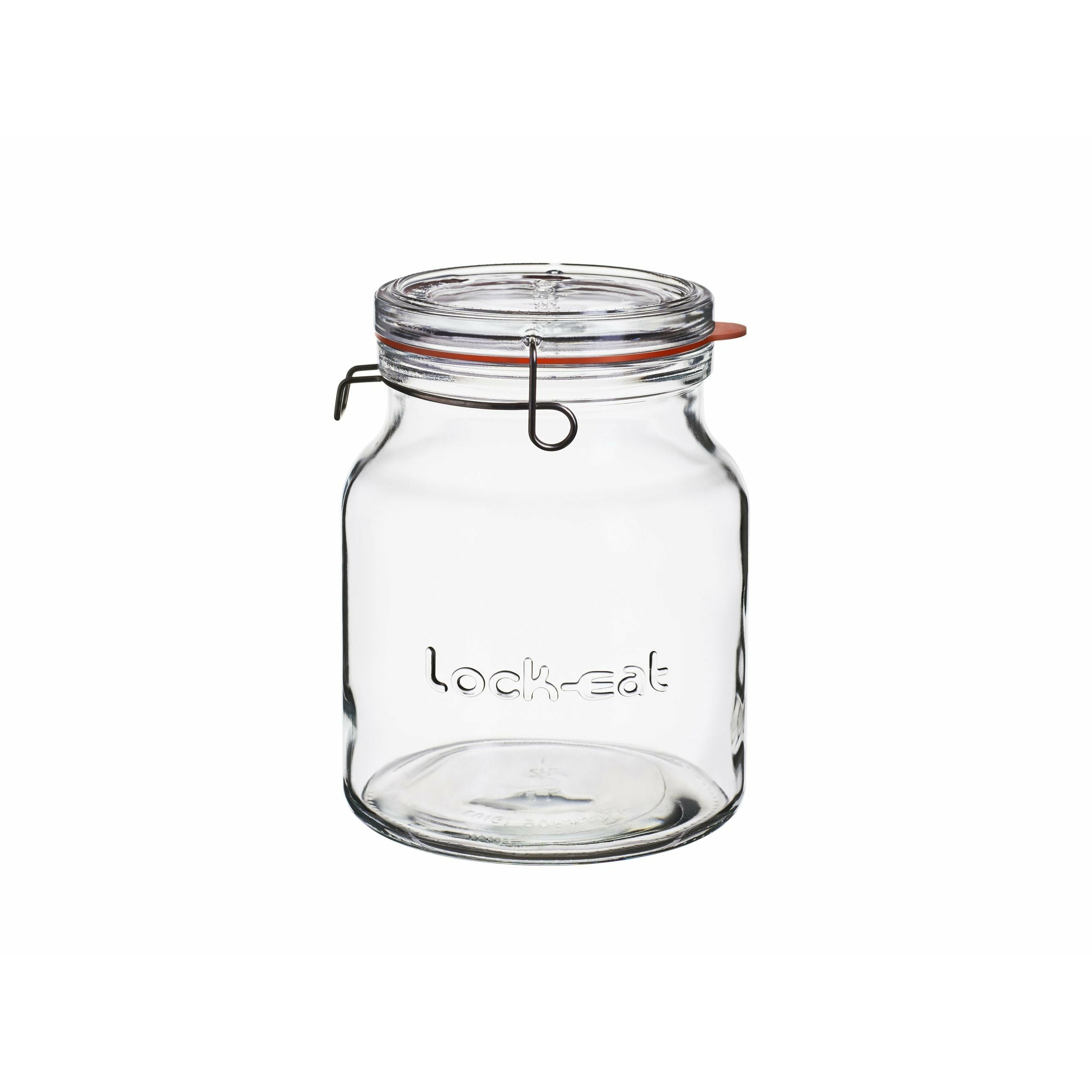 LUigi Borlioli Lock Eat Mason Jar avec Tampa, 2 CL