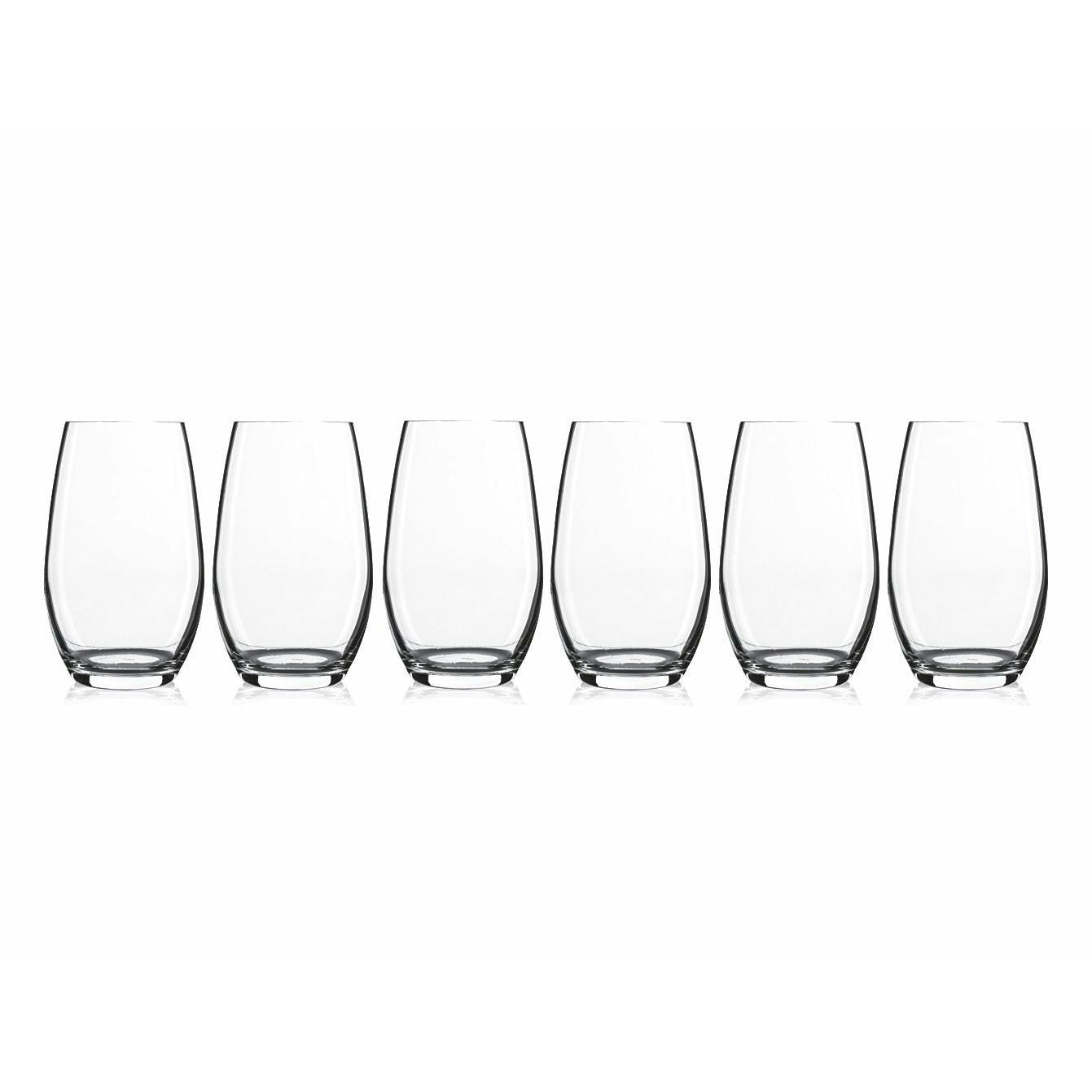 Luigi Bormioli Palace Beer Glass/Long Drink Glass, Set Of 6