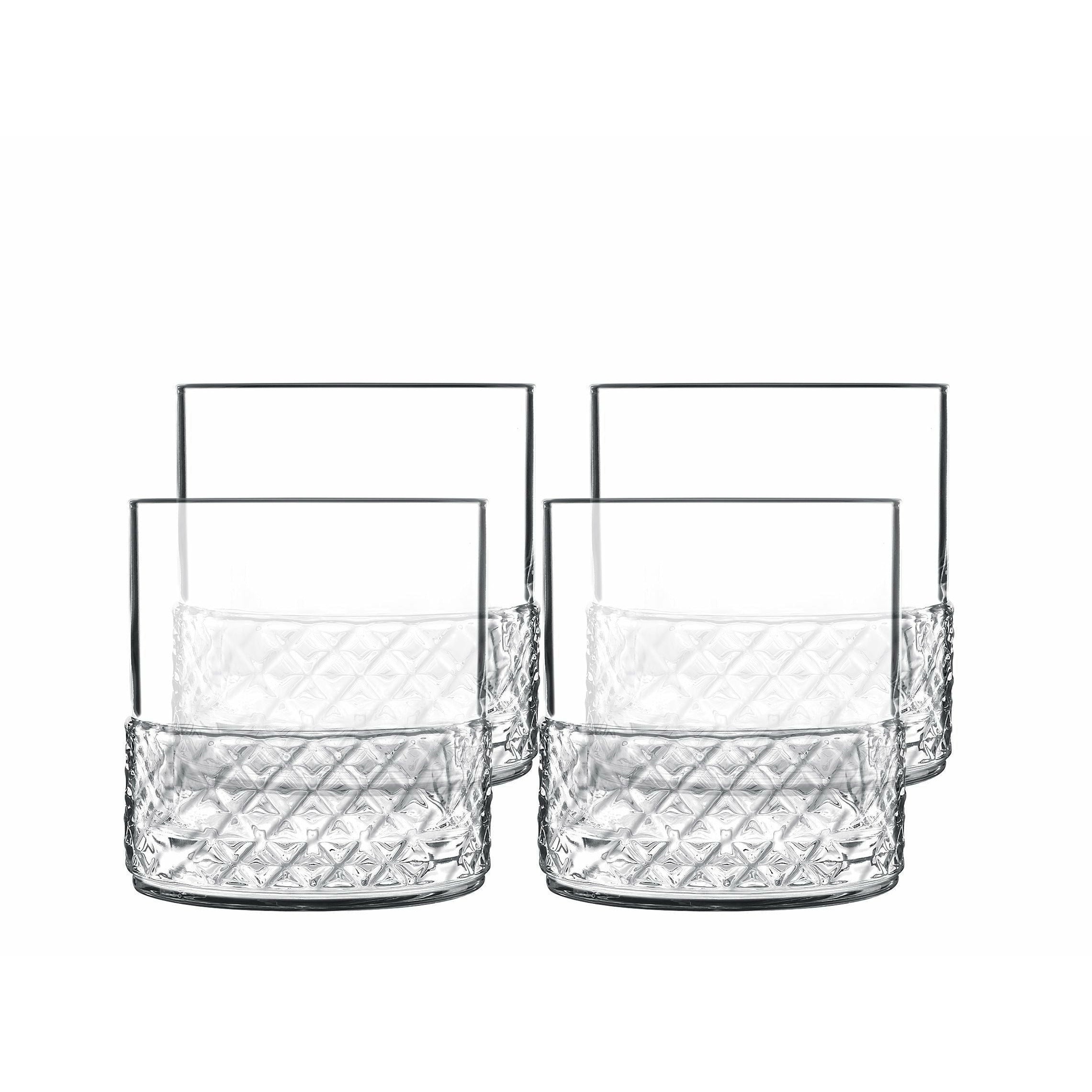 Luigi Bormioli Roma Glass de agua/whisky, juego de 4