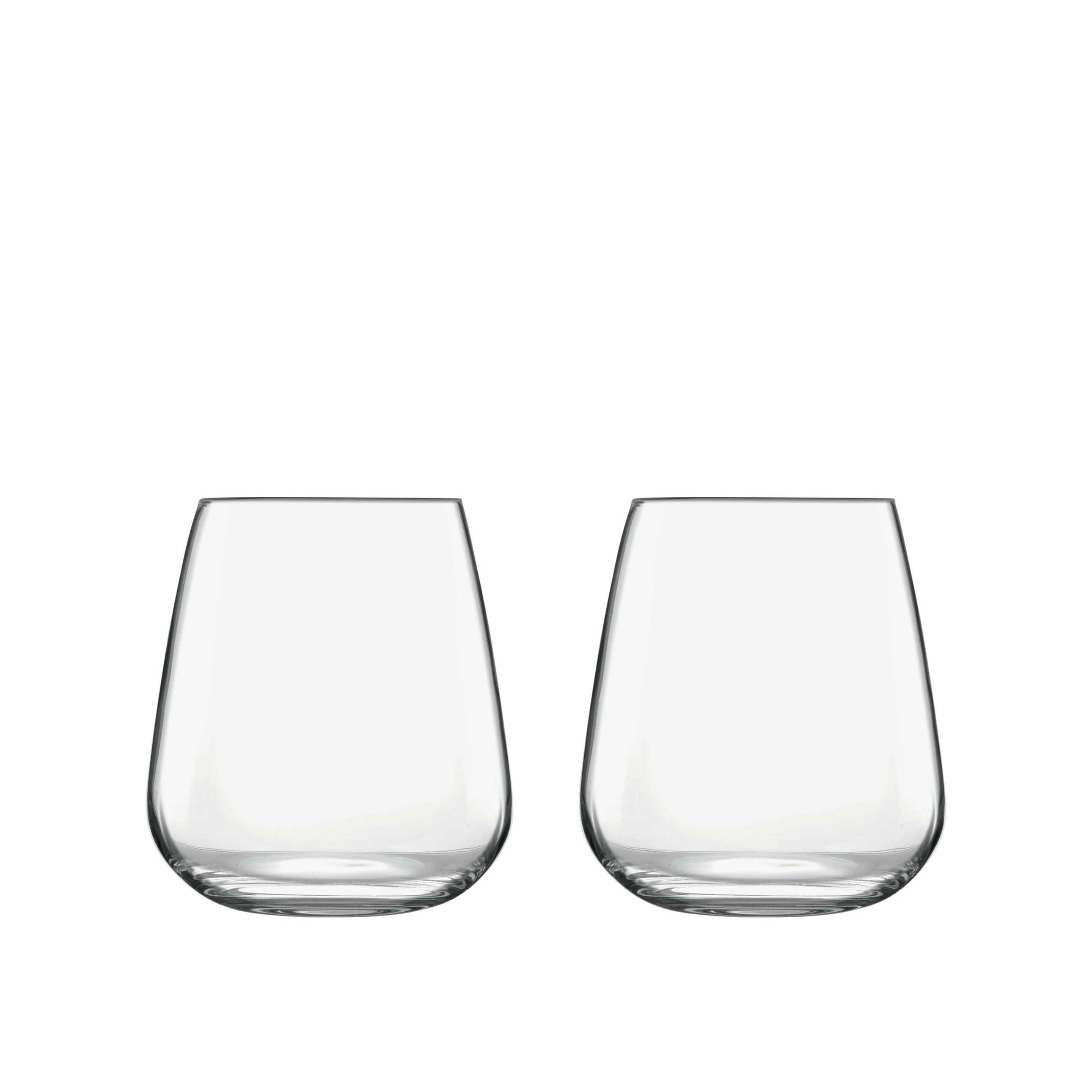 Luigi Bormioli Talismano Water Glass, 2 piezas