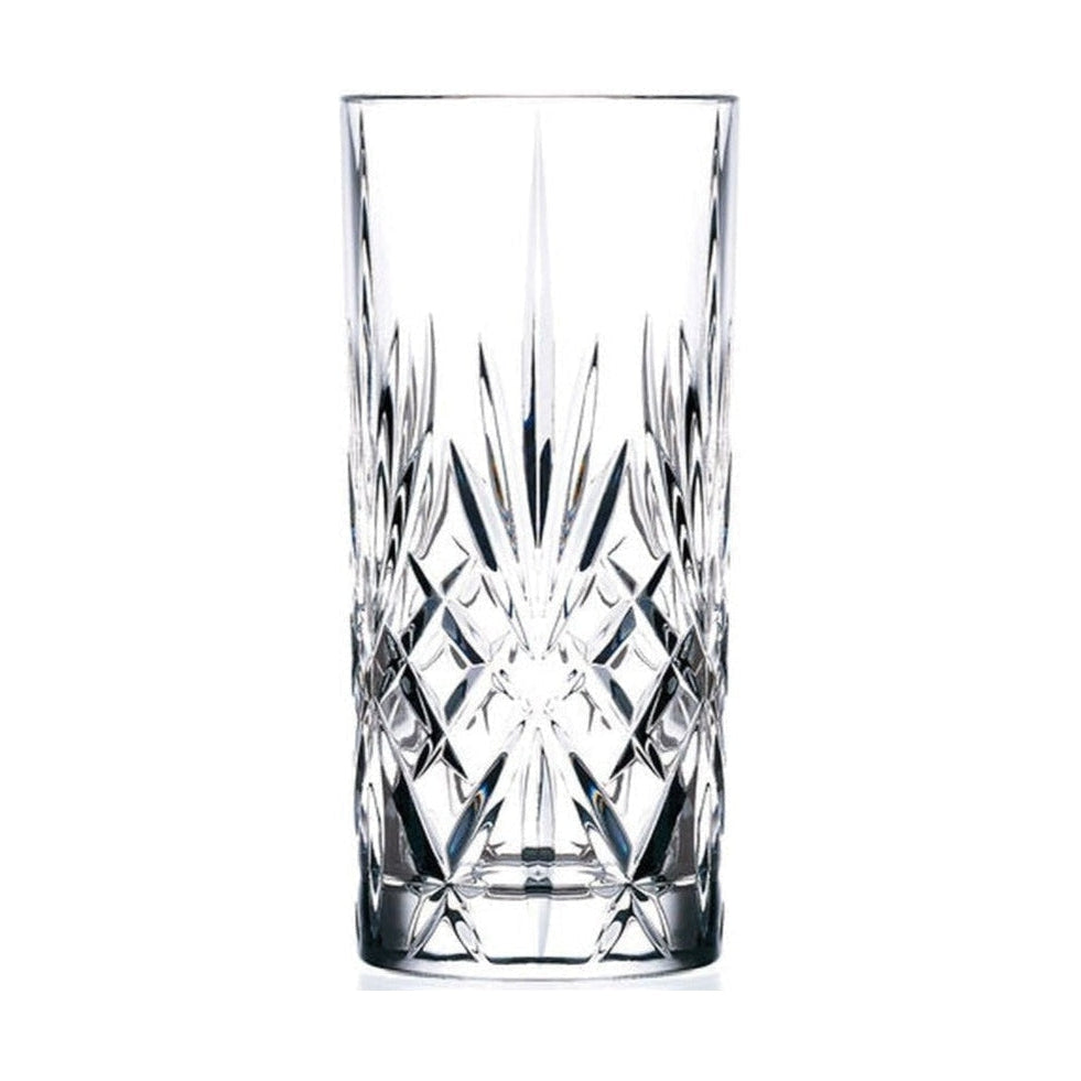 Lyngby Glas Melodia Krystal Highball -Getränkeglas 6 Cl, 6 Stcs.