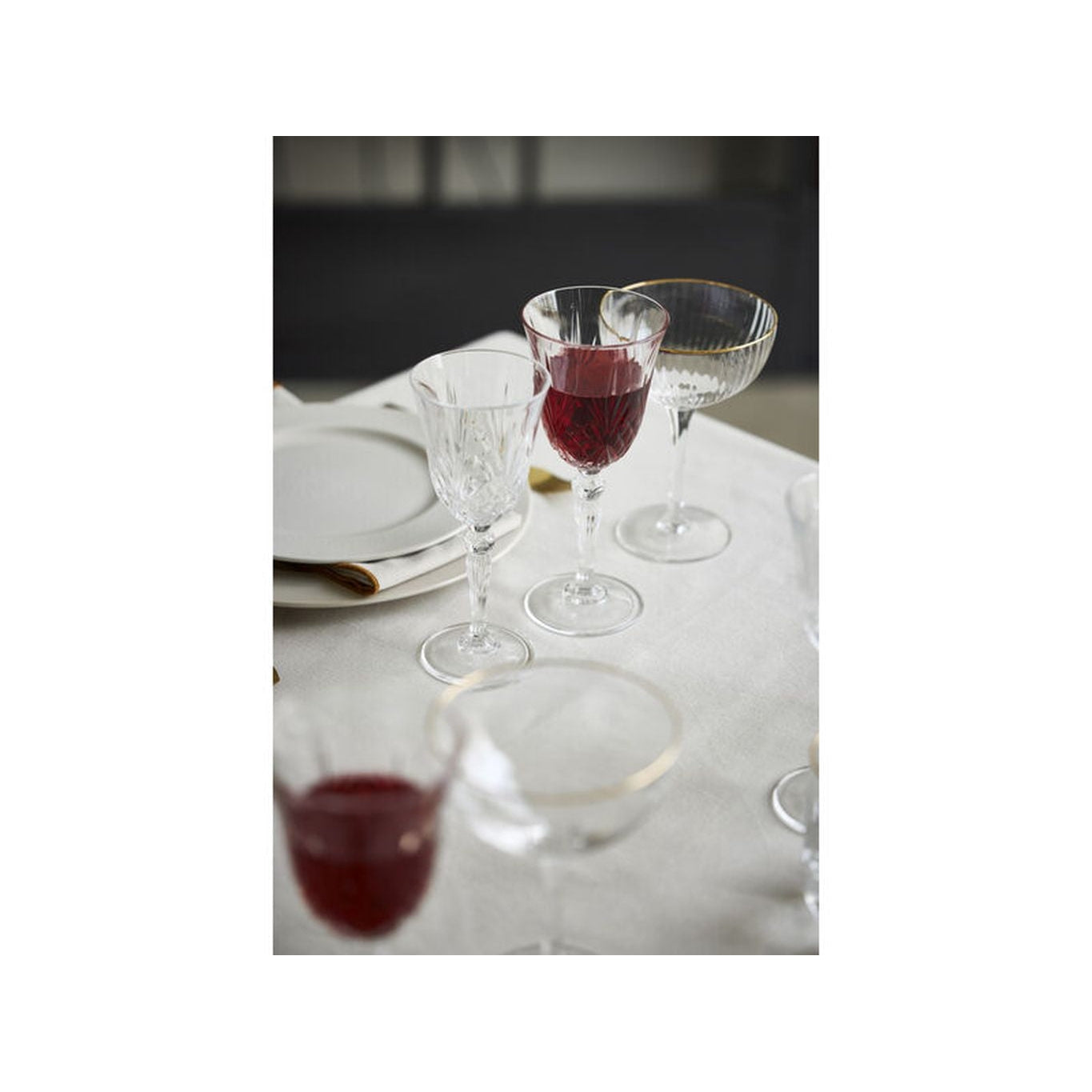 Lyngby Glas Melodia Copa de vino tinto Krystal 27 Cl, 4 PC.