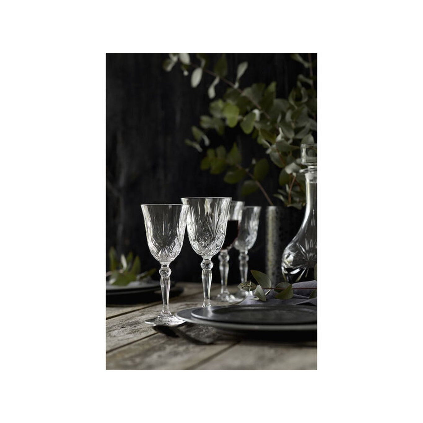 Lyngby Glas Melodia Copa de vino tinto Krystal 27 Cl, 4 PC.