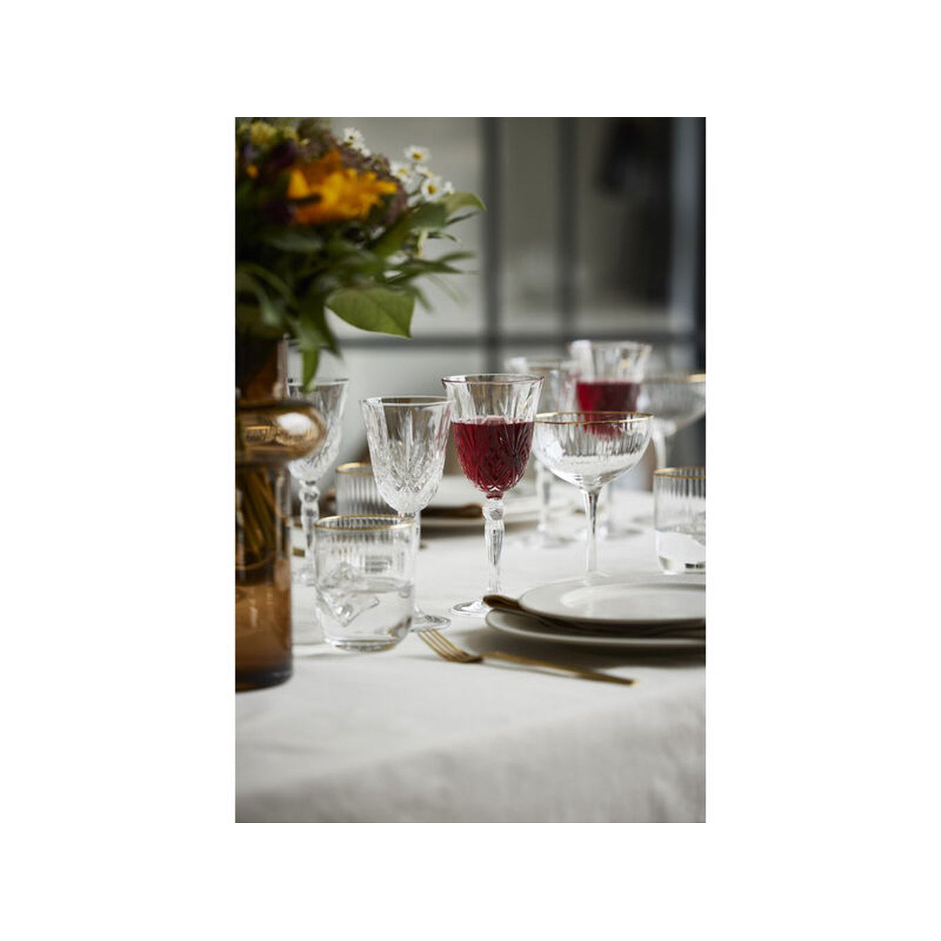 Lyngby Glas Melodia Copa de vino tinto Krystal 27 Cl, 4 PC.