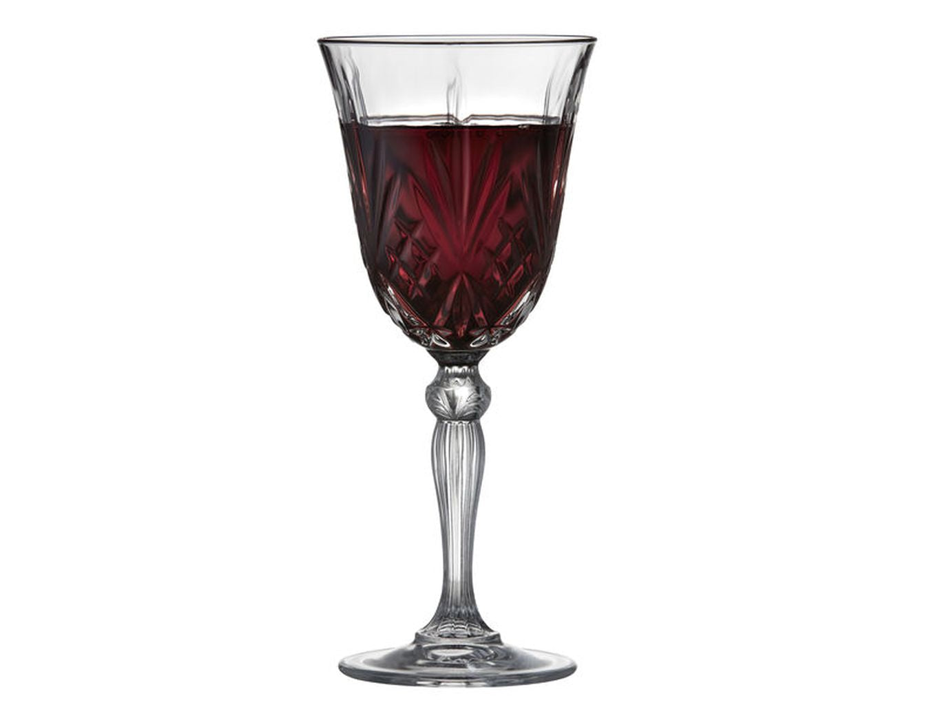 Lyngby Glas Melodia Krystal Verre de vin rouge 27 CL, 4 PCS.