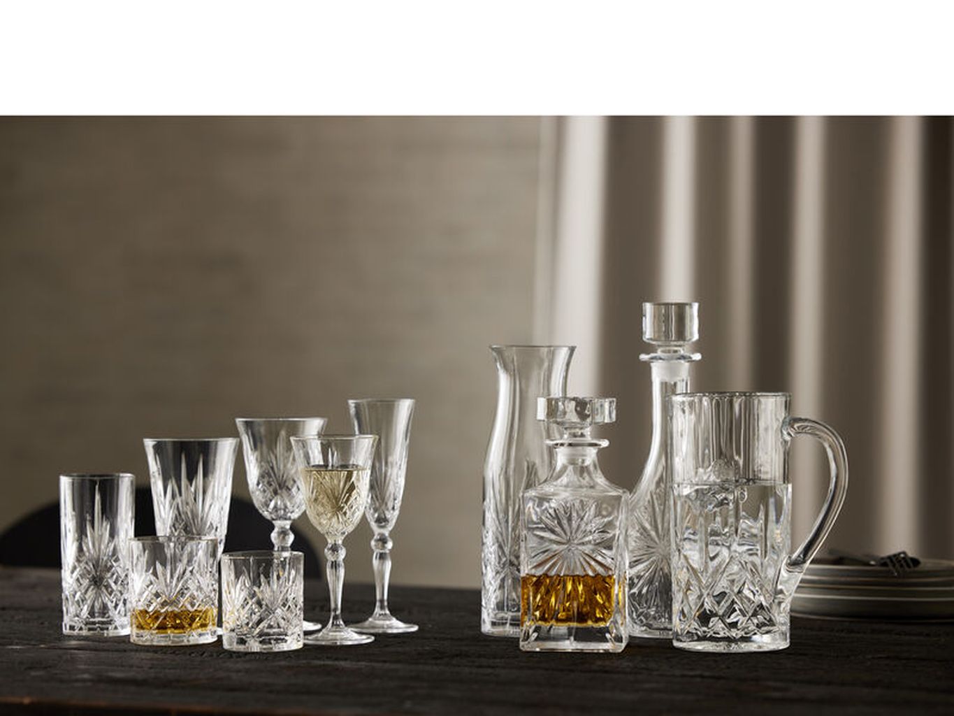 Lyngby Glas Melodia Krystal rött vinglas 27 Cl, 4 st.