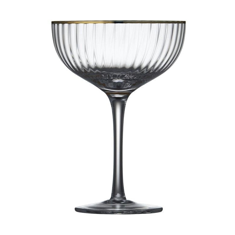 Lyngby Glas Palermo Gold Cocktail Glasses 31,5 Cl, 4 st.