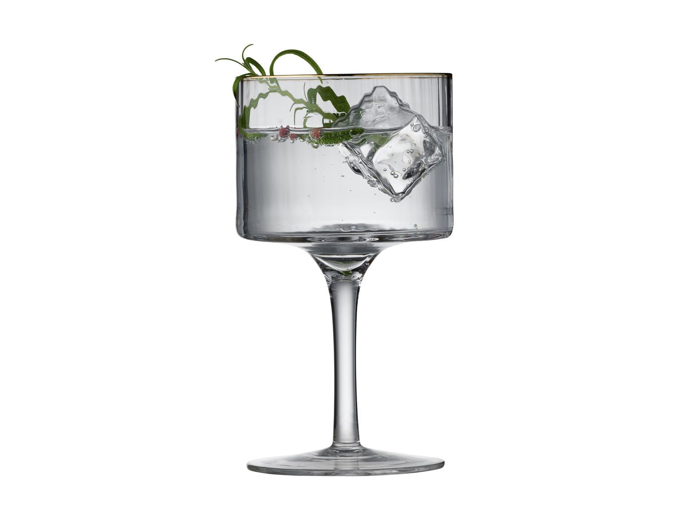 Lyngby Glas Palermo Gold Gin & Tonic Glass 32 Cl, 4 stk.