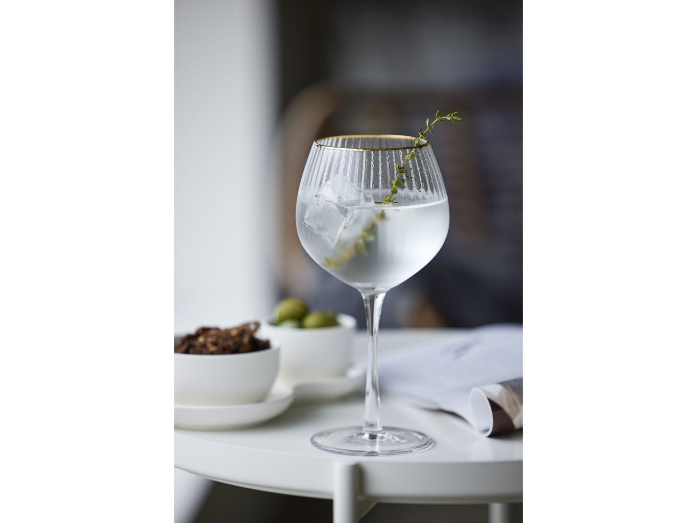 Lyngby Glas Palermo Gold Gin & Tonic Glass 65 Cl, 4 PCs.