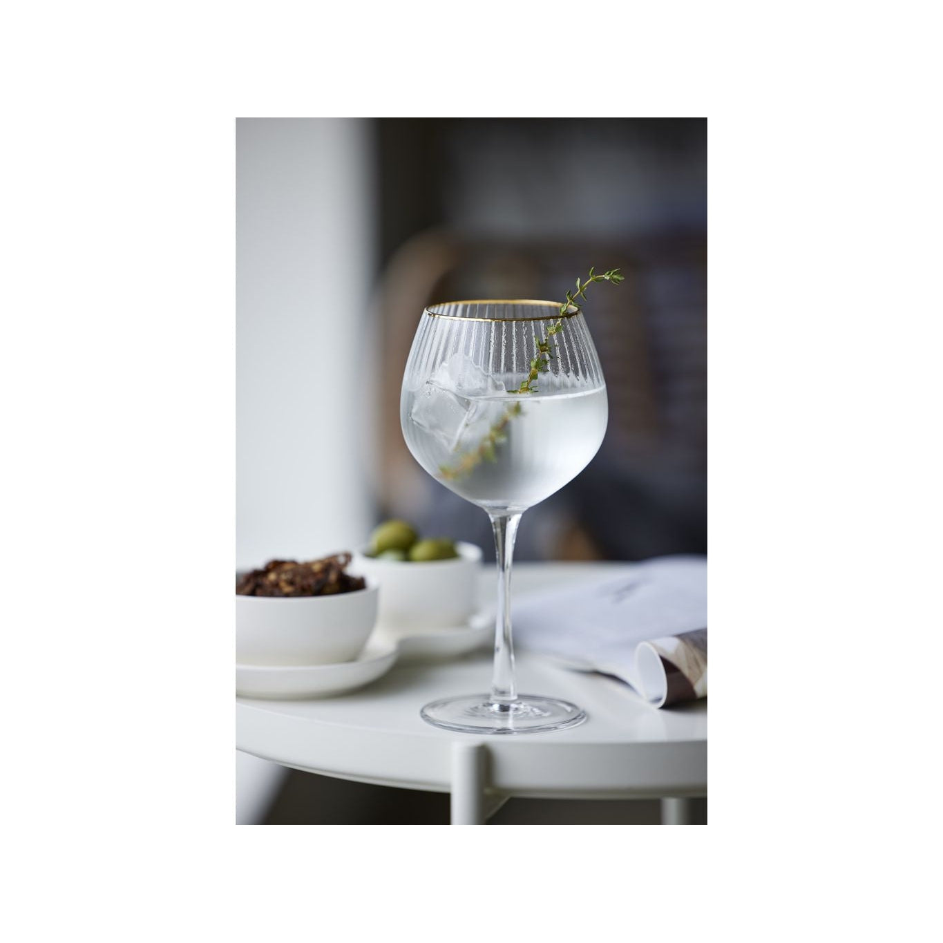 Lyngby Glas Palermo Gold Gin & Tonic Glass 65 Cl, 4 PCs.