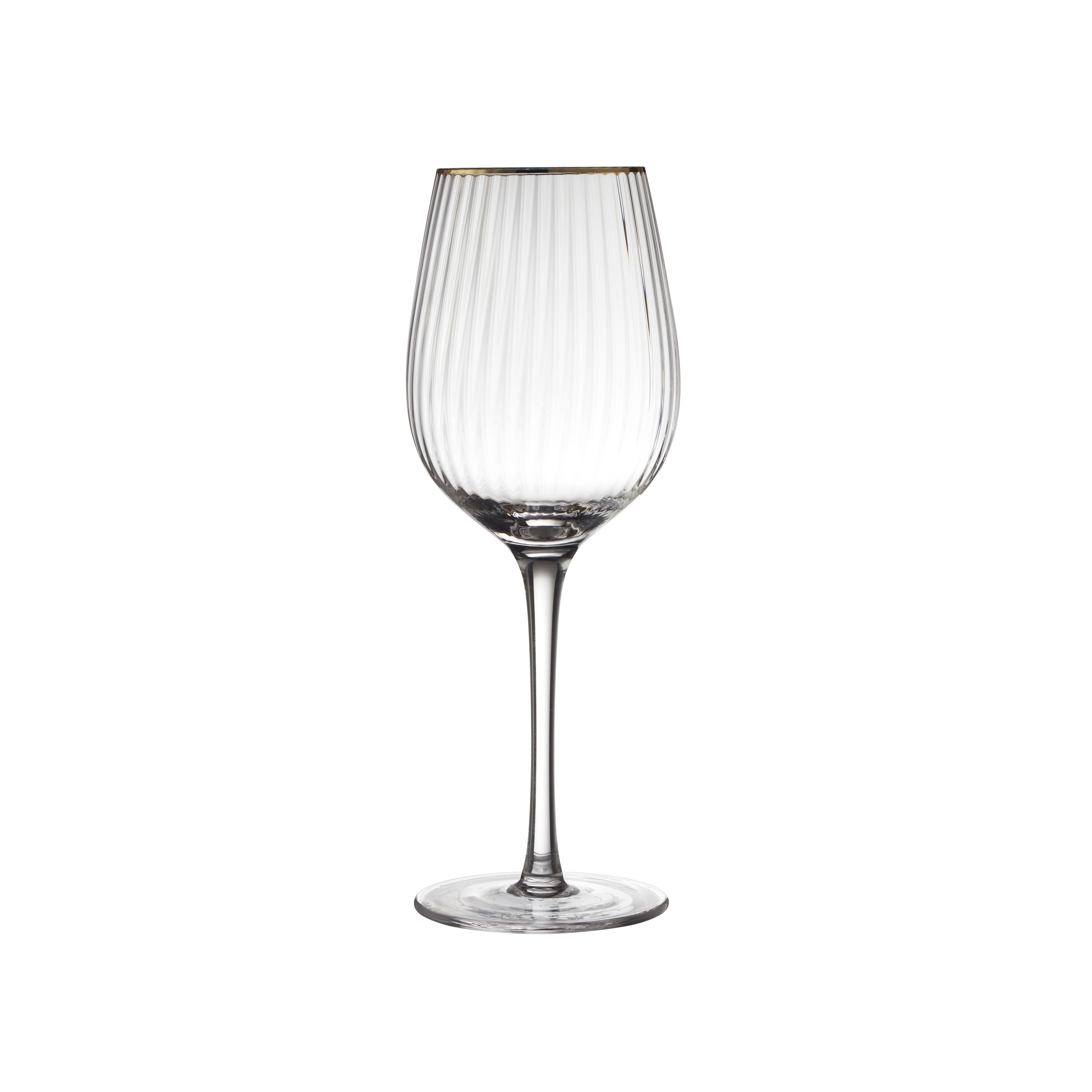 Lyngby Glas Palermo Gold Red Wine Glass 40 Cl 4 st.