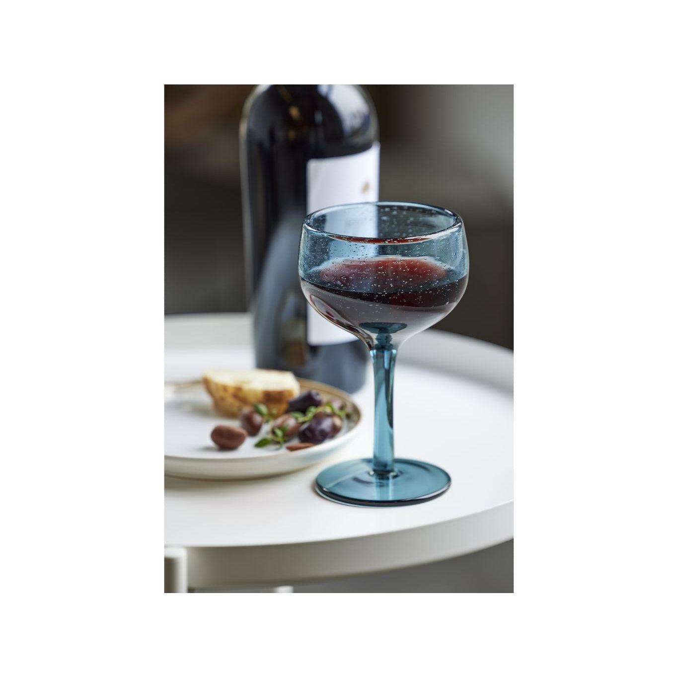 Lyngby Glas Valencia Wine Glass 26 Cl, Blue