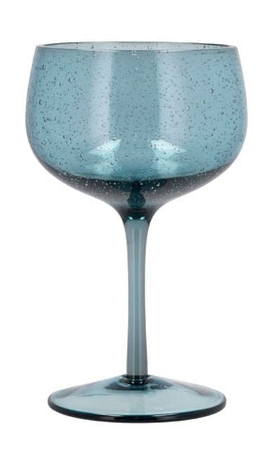 Lyngby Glas Valencia vinglas 26 Cl, blått