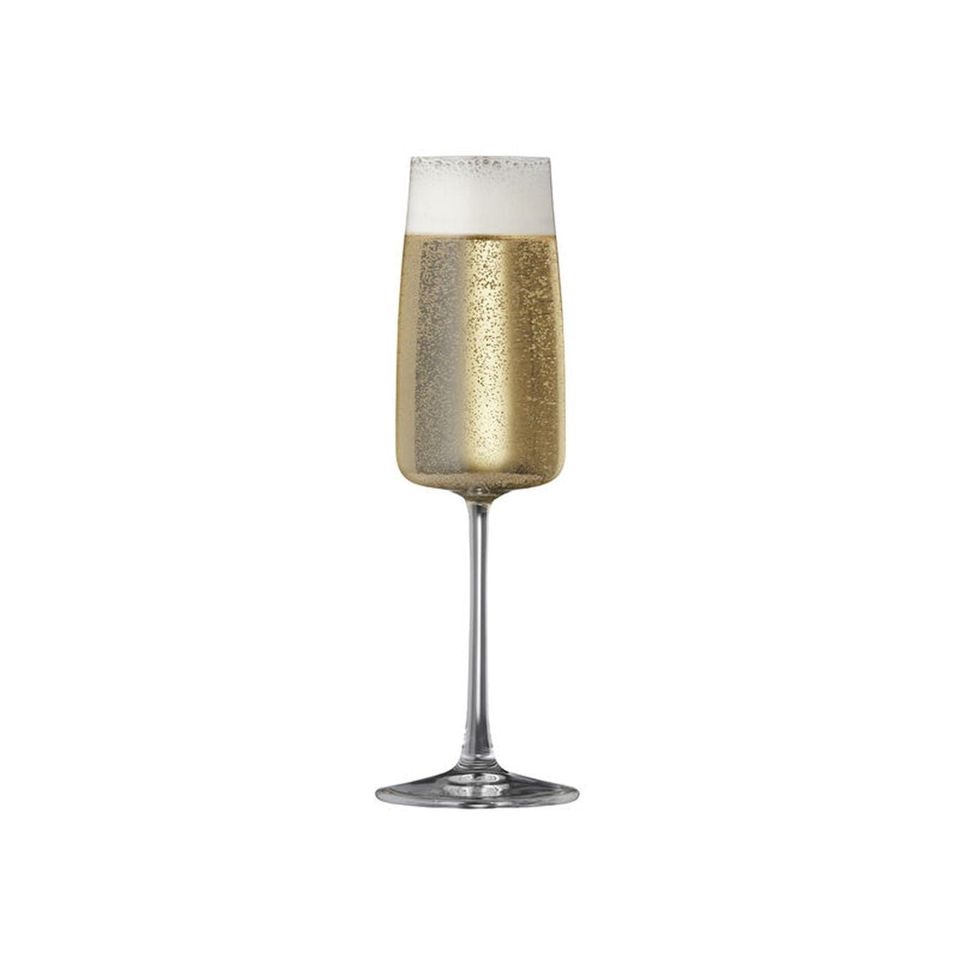 Lyngby Glas Zero Krystal Champagner Glass 30 Cl, 4 PCs.