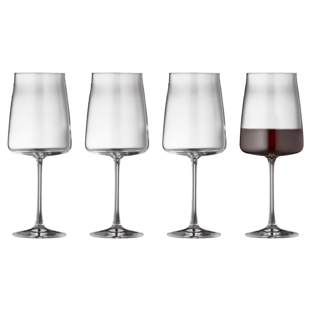 Lyngby Glas Zero Krystal Verre de vin rouge 54 CL, 4 PCS.