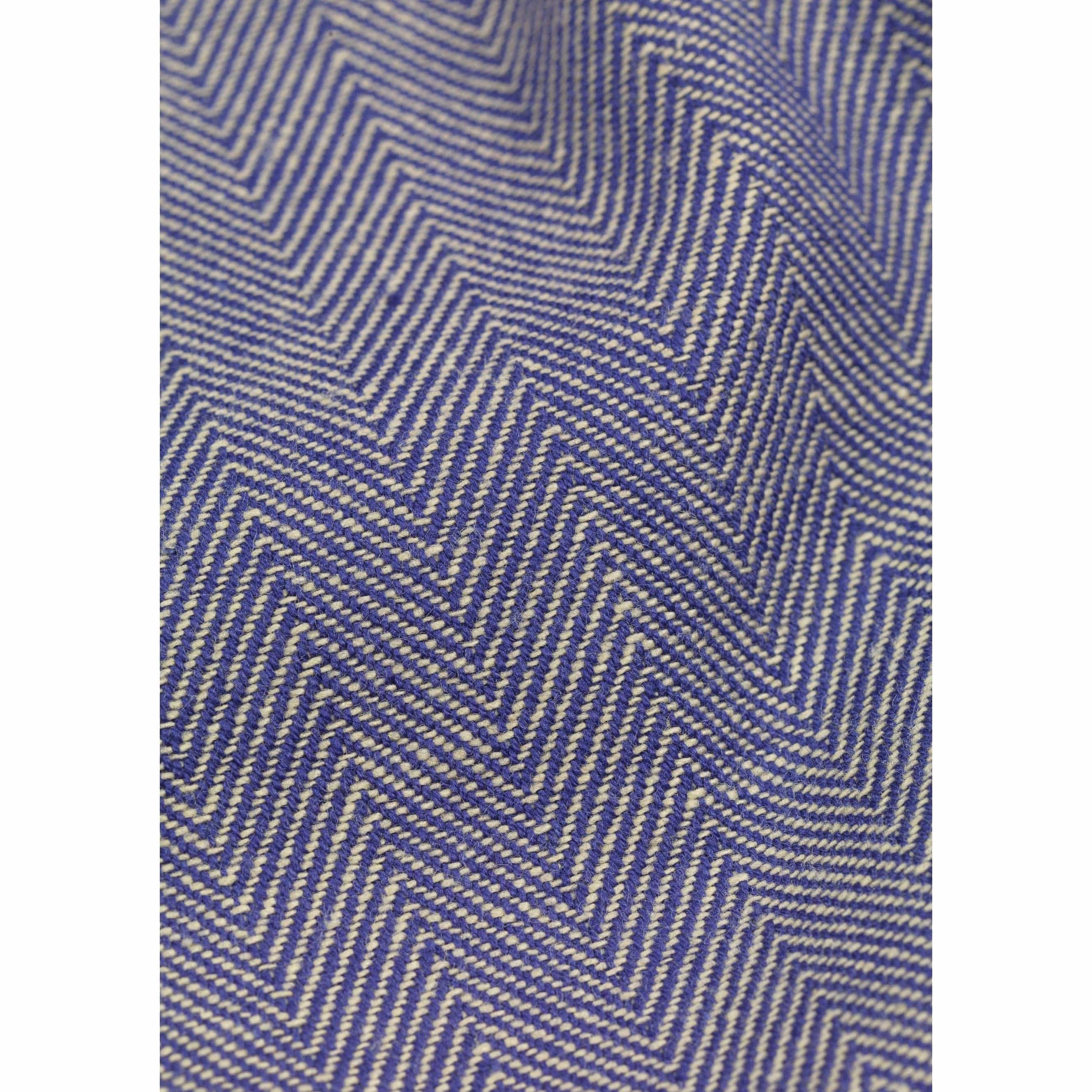 Nyngby Porcelæn Herringbone N complete 150x270 cm, bleu