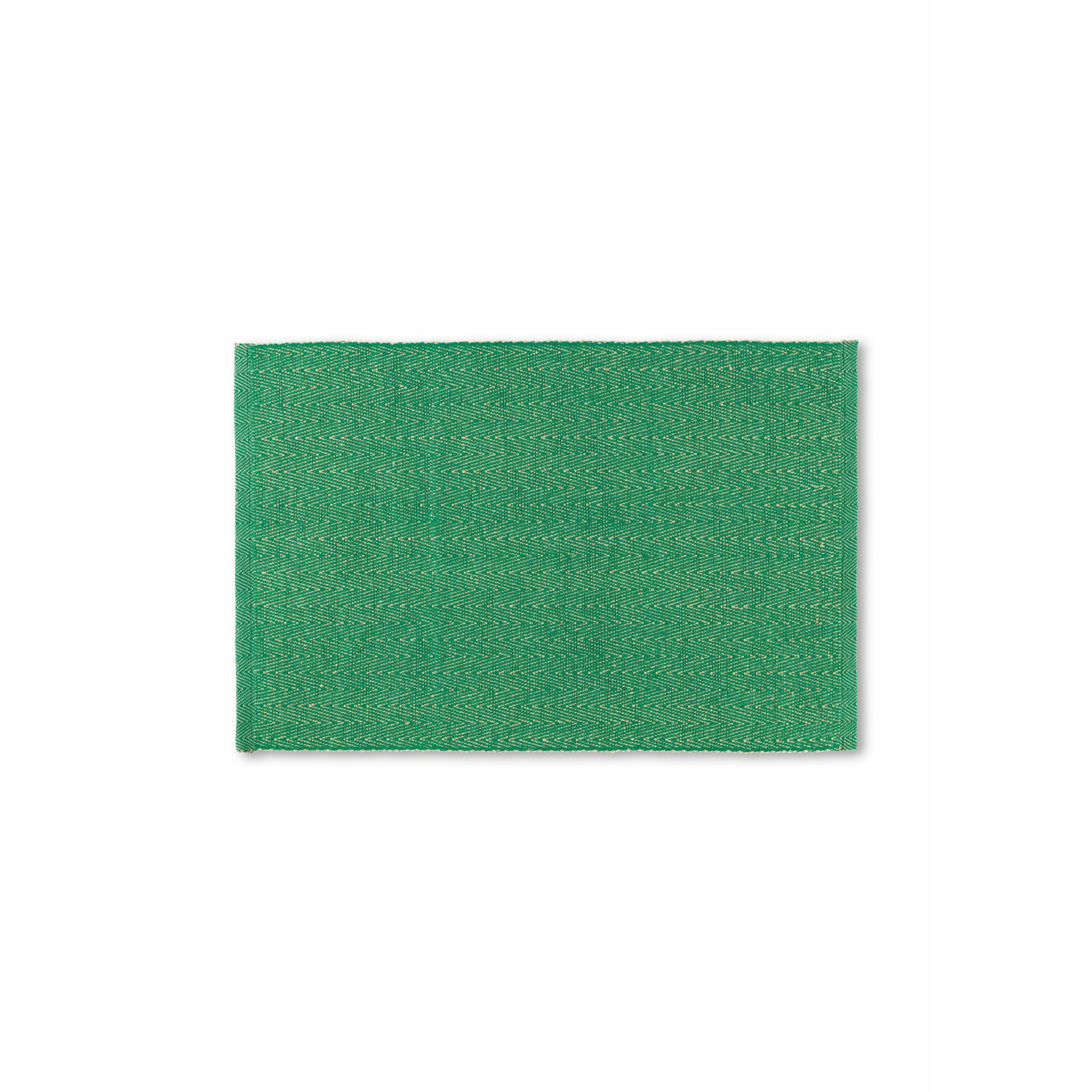 Lyngby Porcelæn Fischgräten -Placemat 43x30 cm, grün