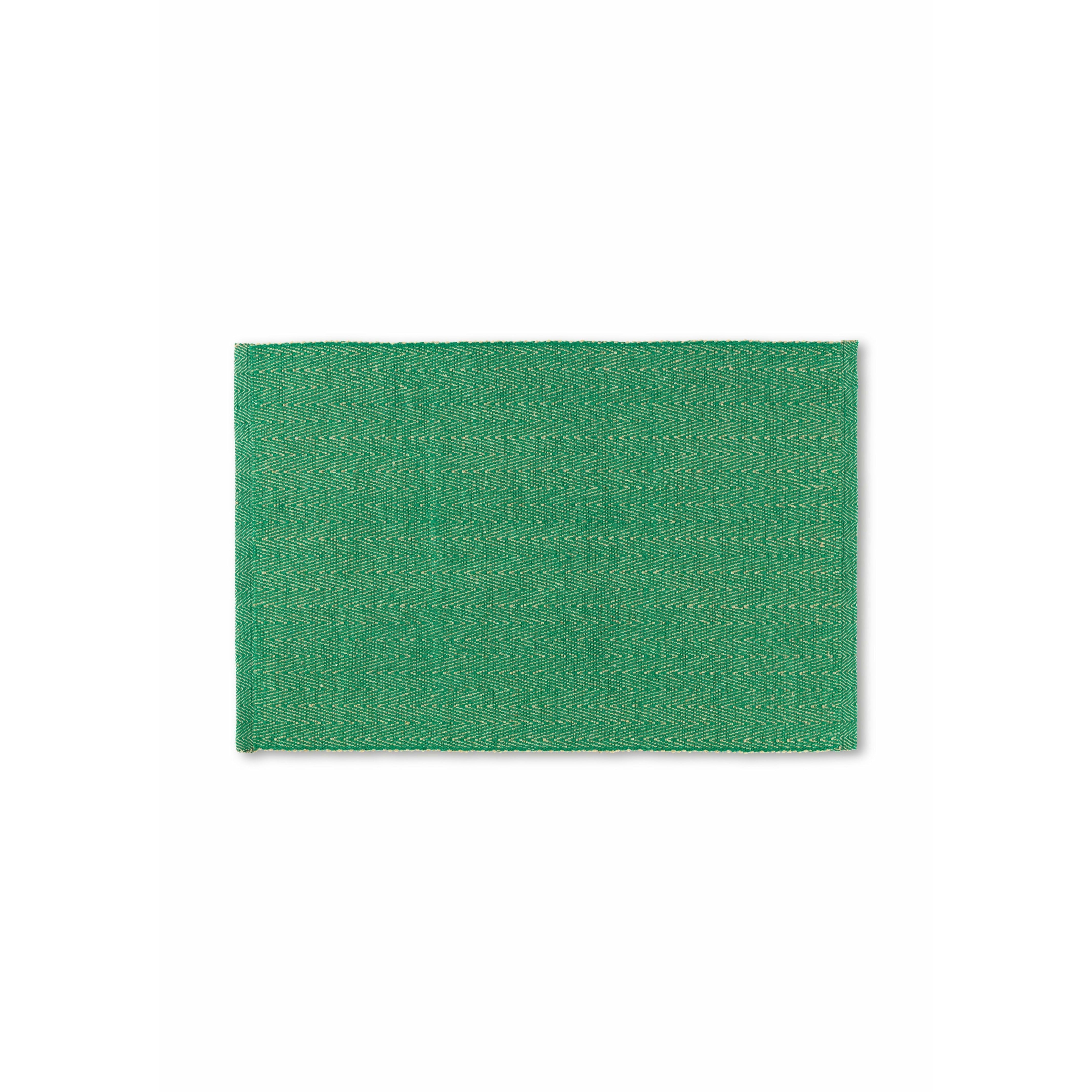 Lyngby Porcelæn Herringbone Placemat 43x30 Cm, Green