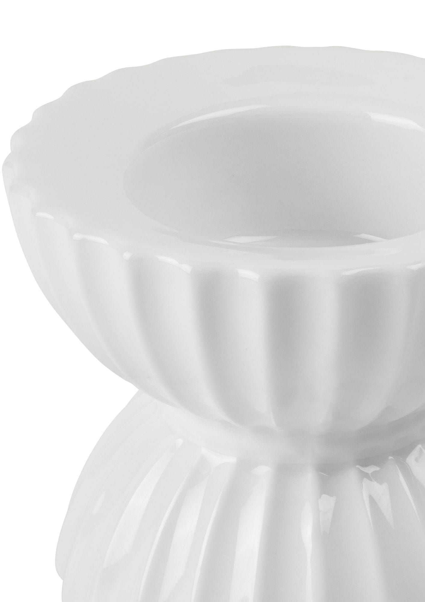 Lyngby Porcelæn Lyngby Tura Taller Tolder Ø8 cm, blanco