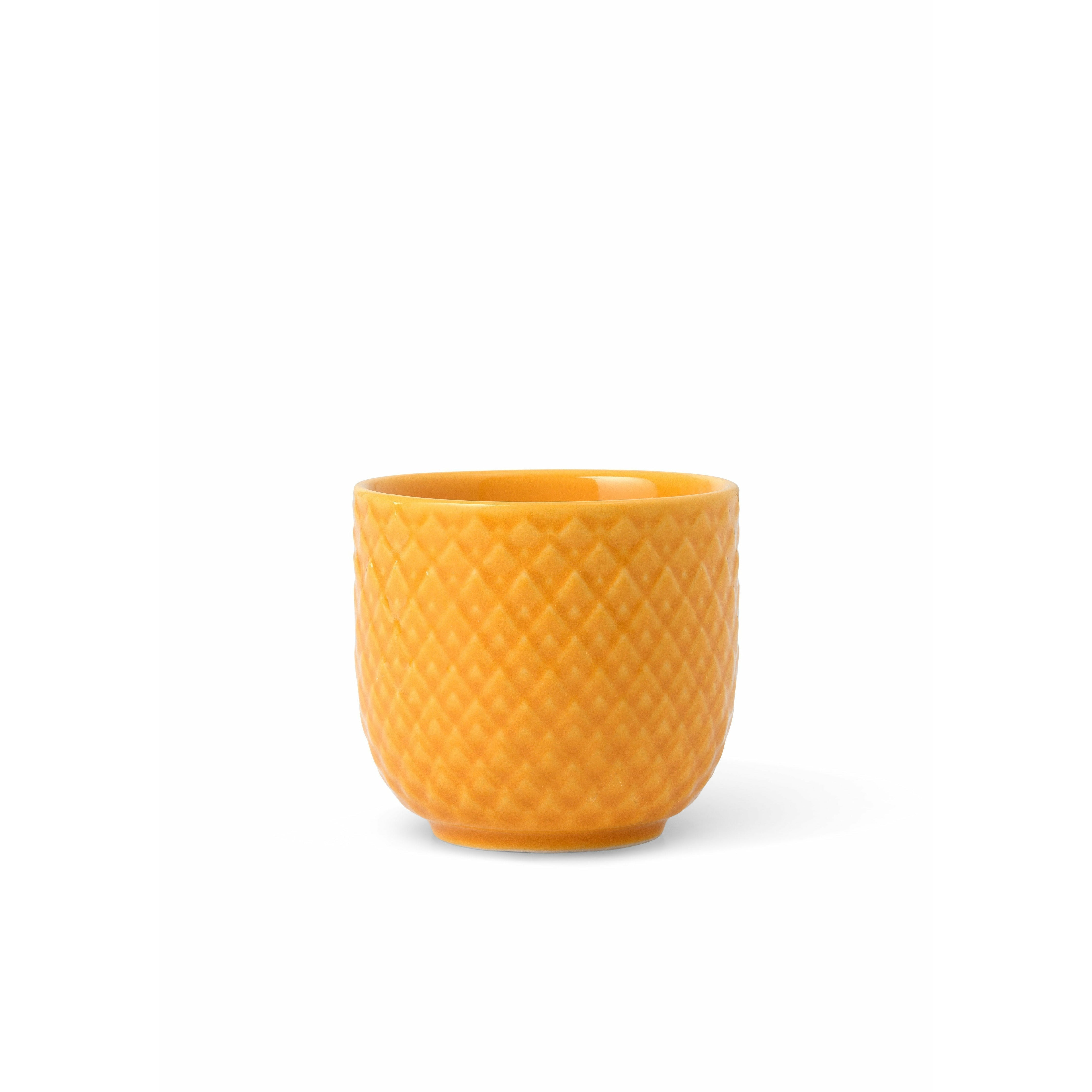 Lyngby Porcelæn Rhombe Color Egg Cup Ø5 cm, Gelb