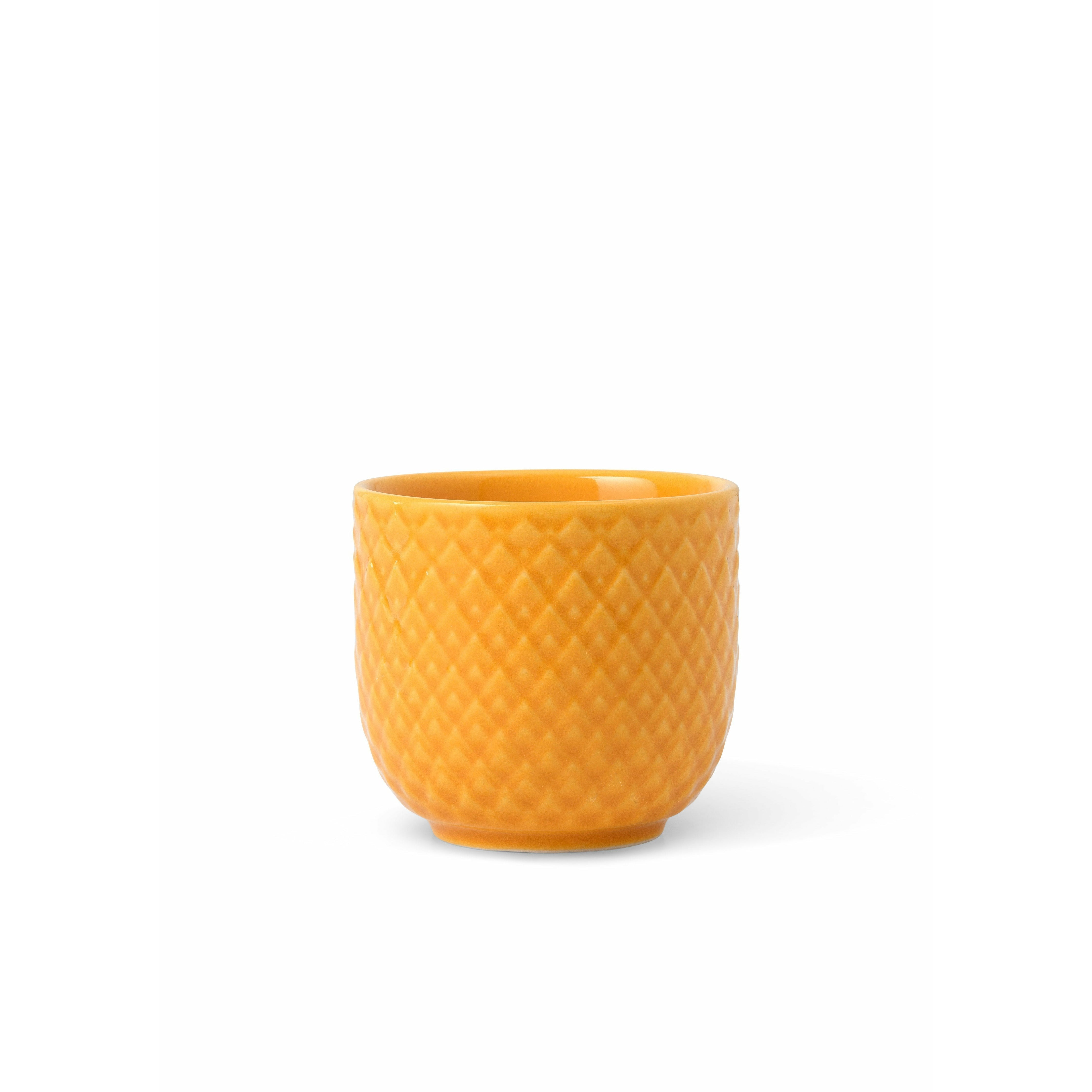 Lyngby Porcelæn Rhombe Color Egg Cup Ø5 cm, gul