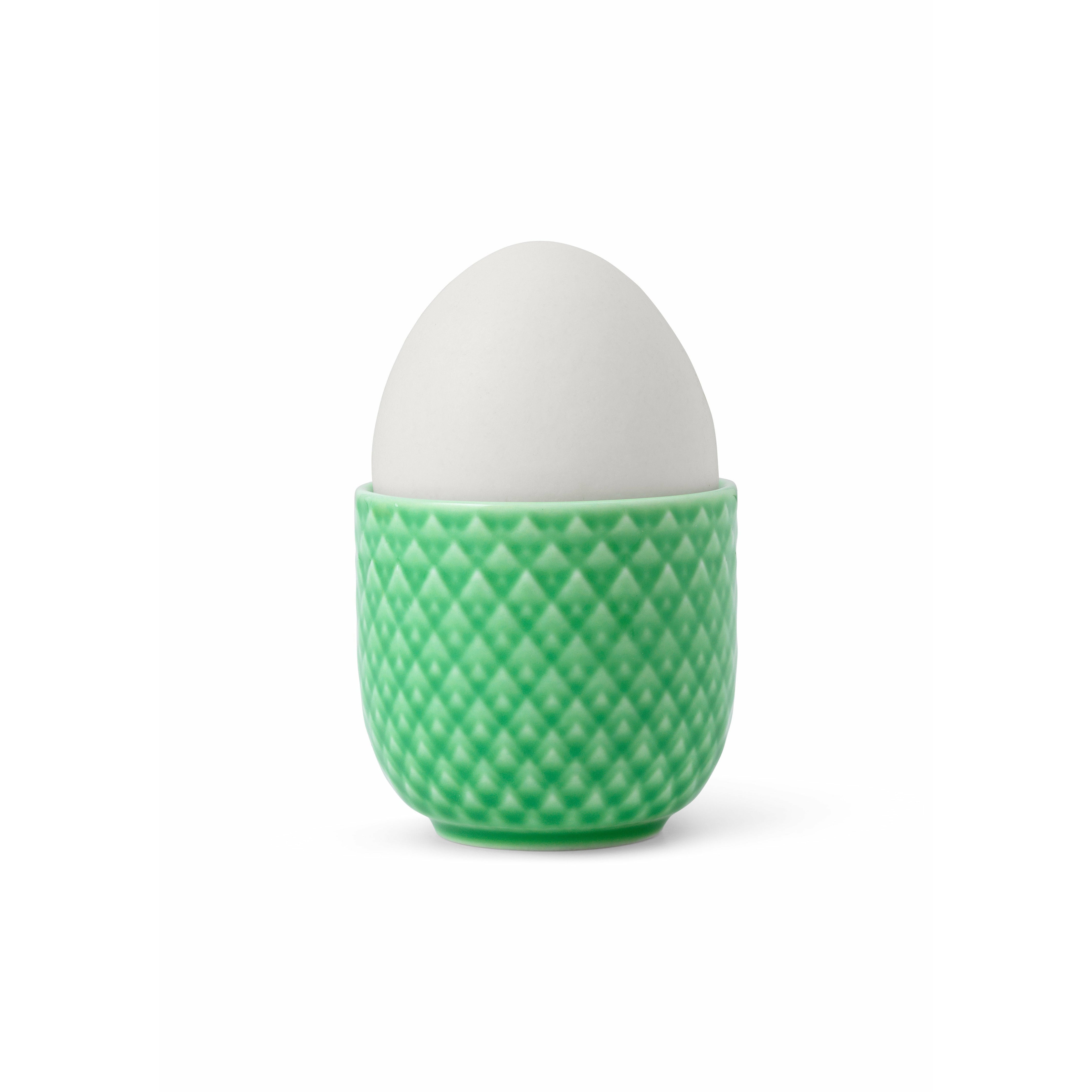 Lyngby Porcelæn Rhombe Color Coquetier ø5 cm, Vert