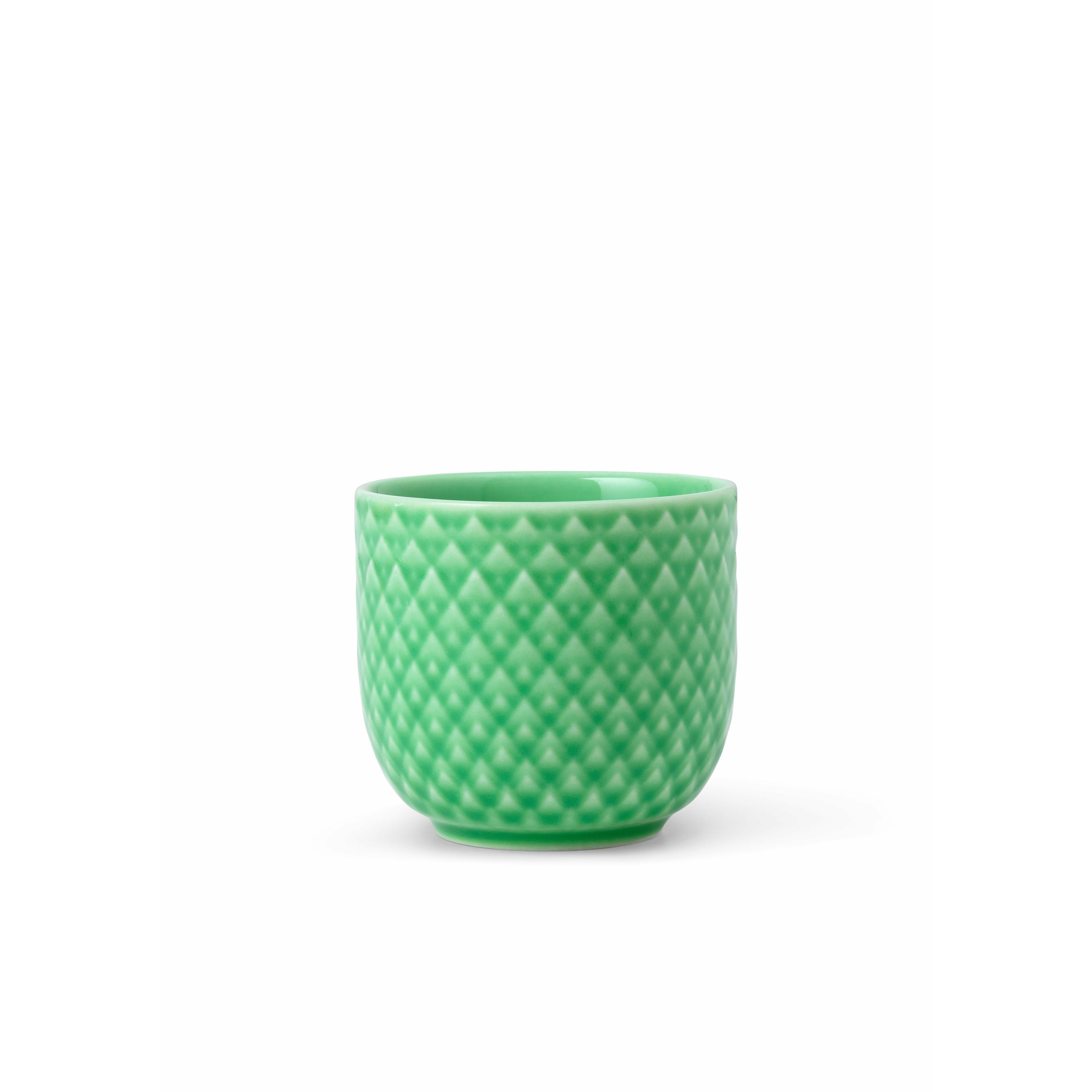 Lyngby Porcelæn Rhombe Color Egg Cup Ø5 cm, verde