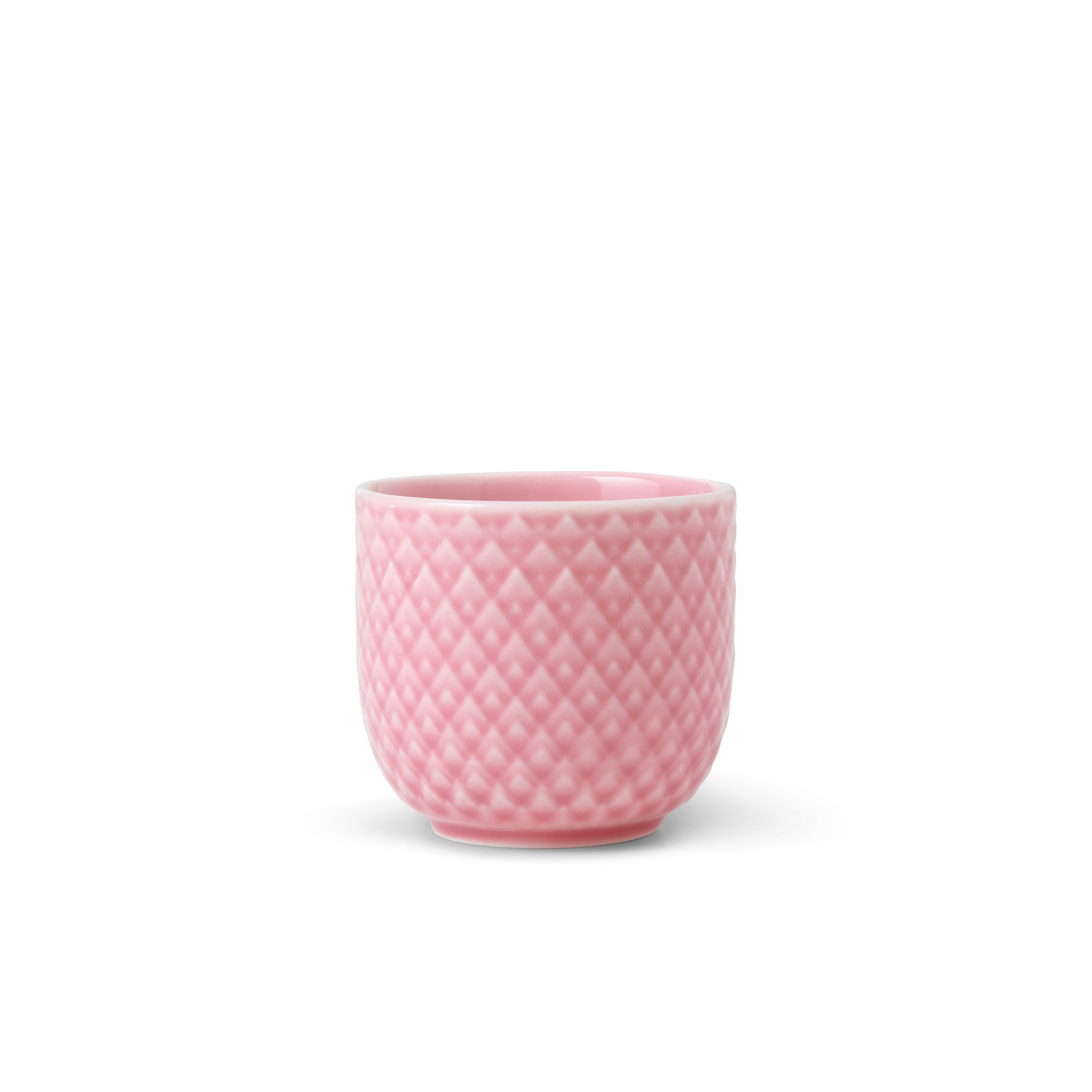 Lyngby Porcelæn Rhombe Color Coquetier ø5 cm, Rose