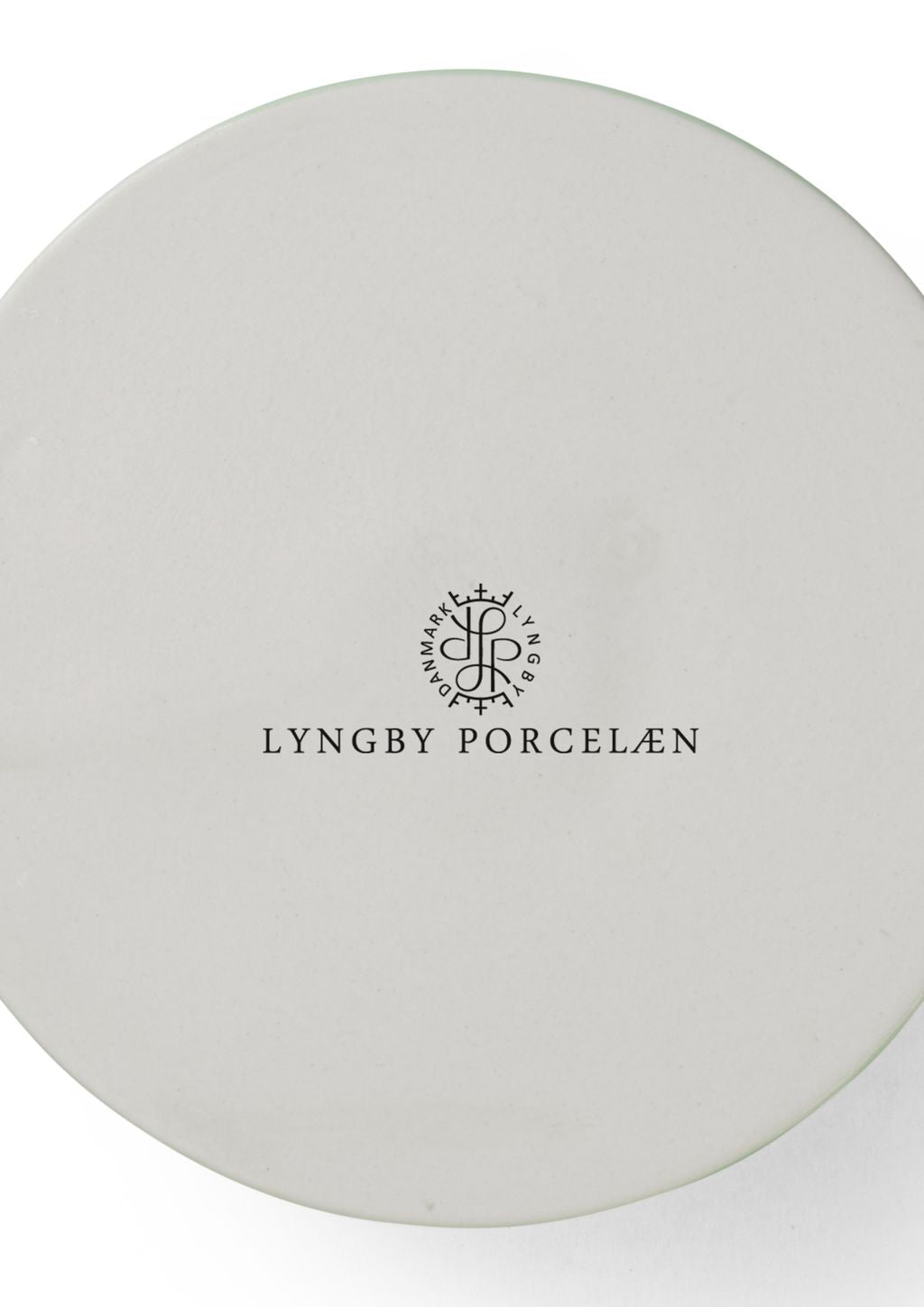 Lyngby Porcelæn Rhombe Candlestick H3 cm, grün