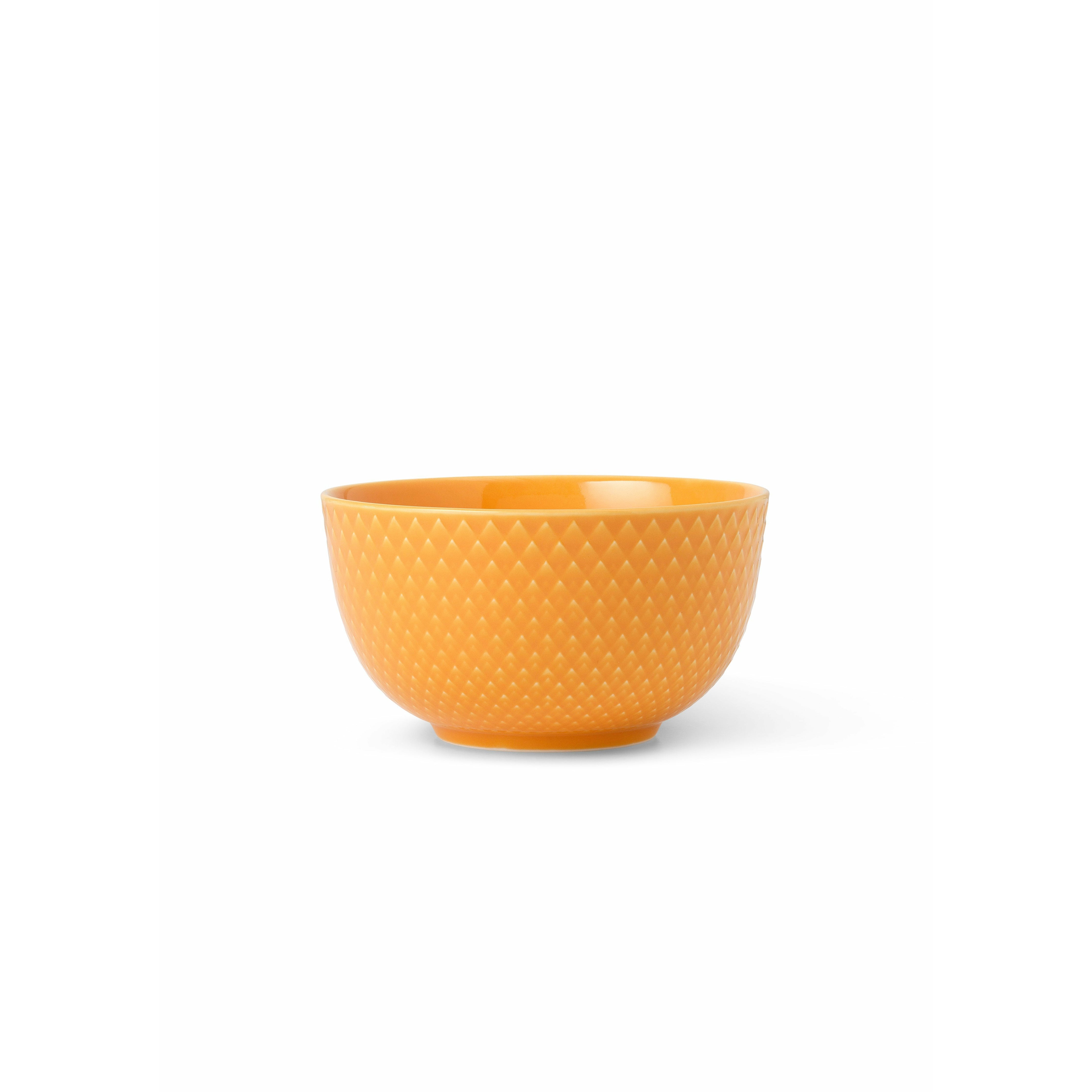 Lyngby Porcelæn Rhombe Color Bowl Ø11, amarelo