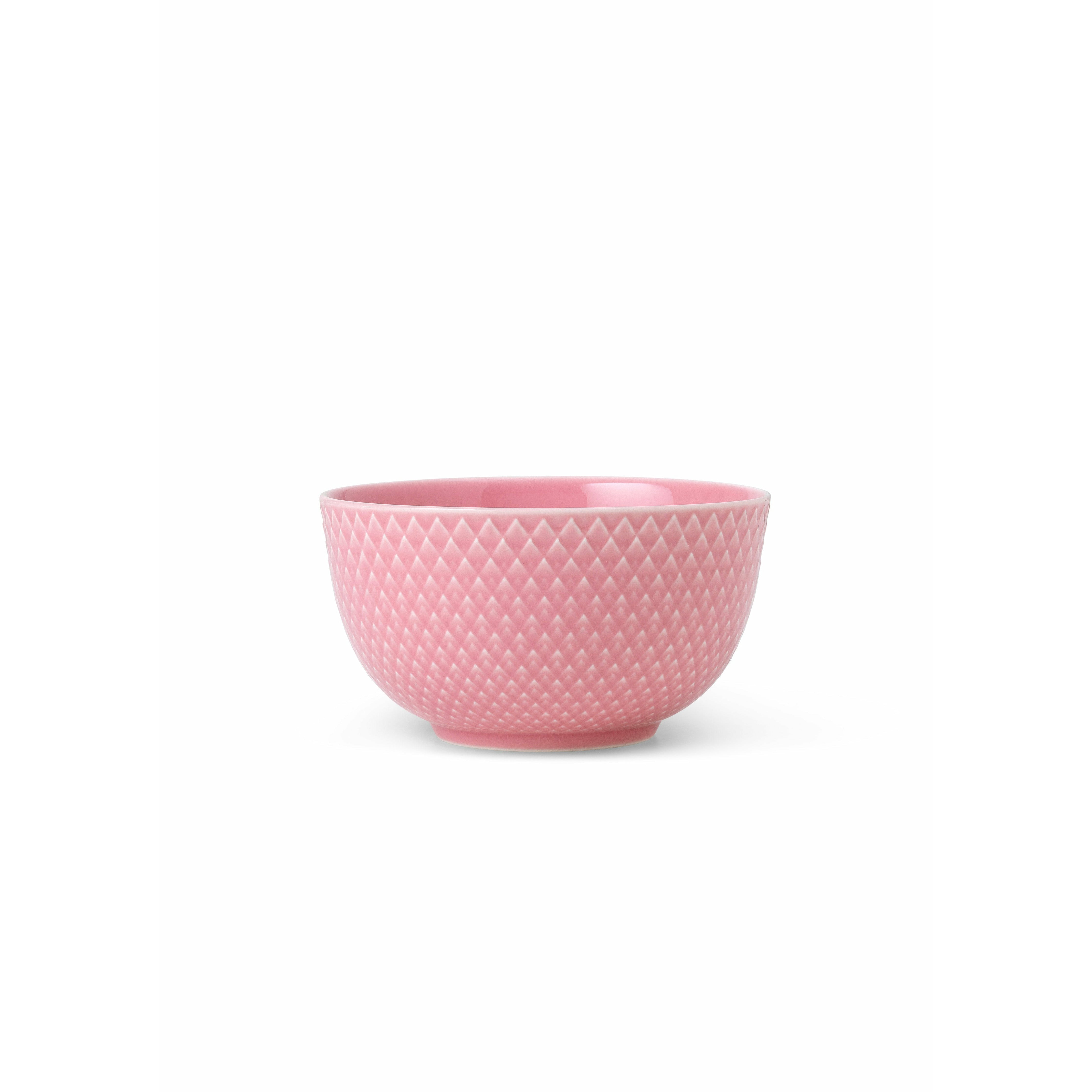 Lyngby Porscelæn Rhombe Color Bowl Ø11, roze