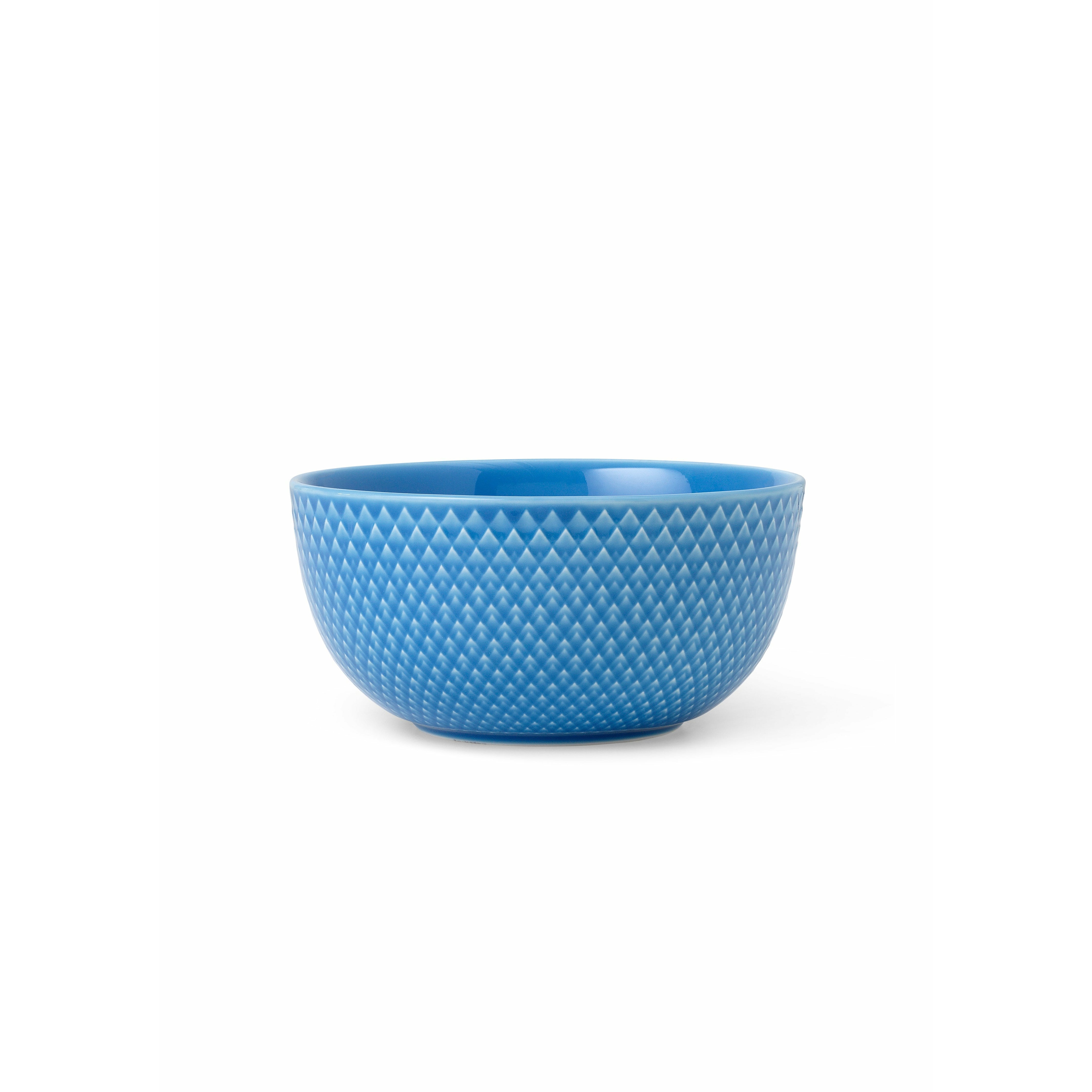 Lyngby Porscelæn Rhombe Color Bowl Ø13, blauw